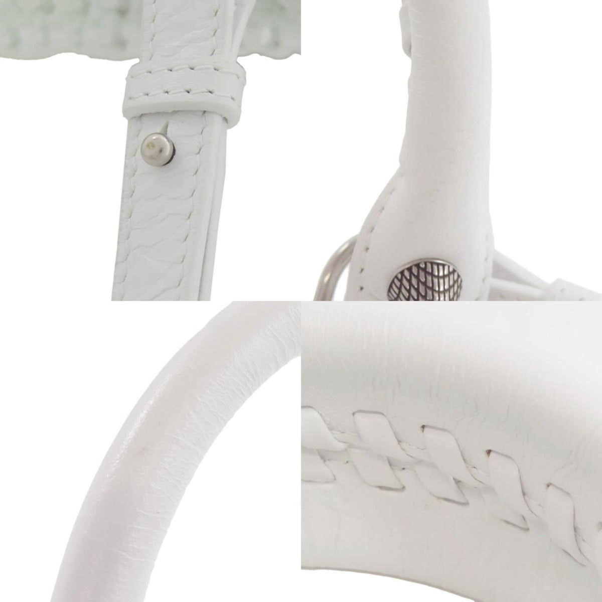 Balenciaga White Polypropylene Handbag (Pre-Owned)
