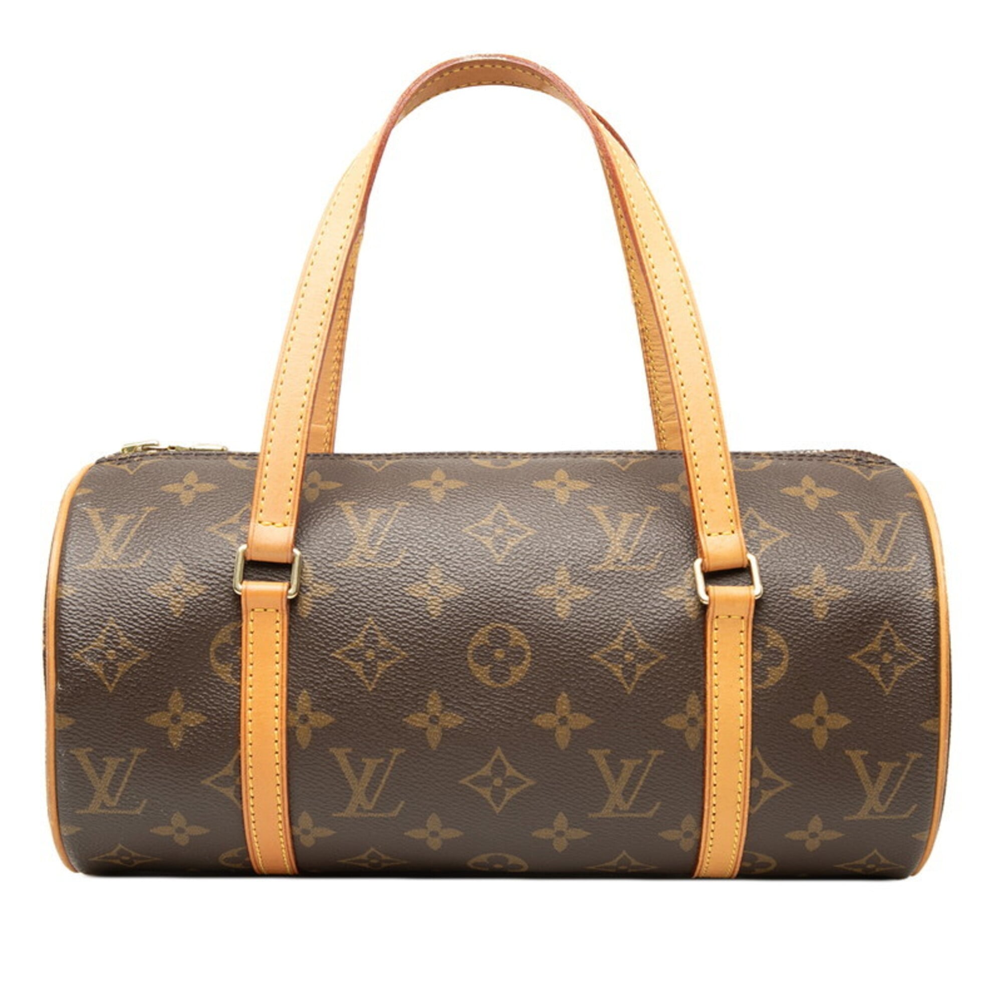 Louis Vuitton Brown Pvc Leather Handbag (Pre-Owned)