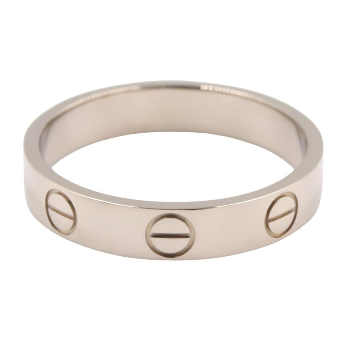 Cartier Silver White Gold (18K) Band Ring (Pre-Owned)