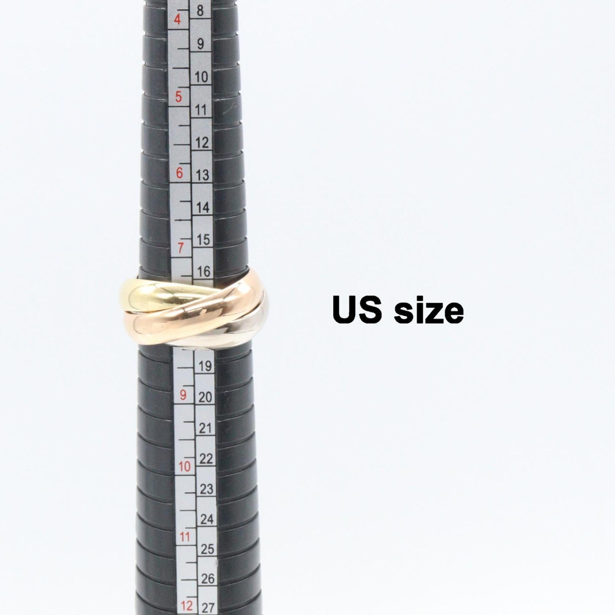 Cartier Pink Gold White Gold Yellow Gold Yellow Gold (18K) Pink Gold (18K) White Gold (18K) Band Ring (Pre-Owned)