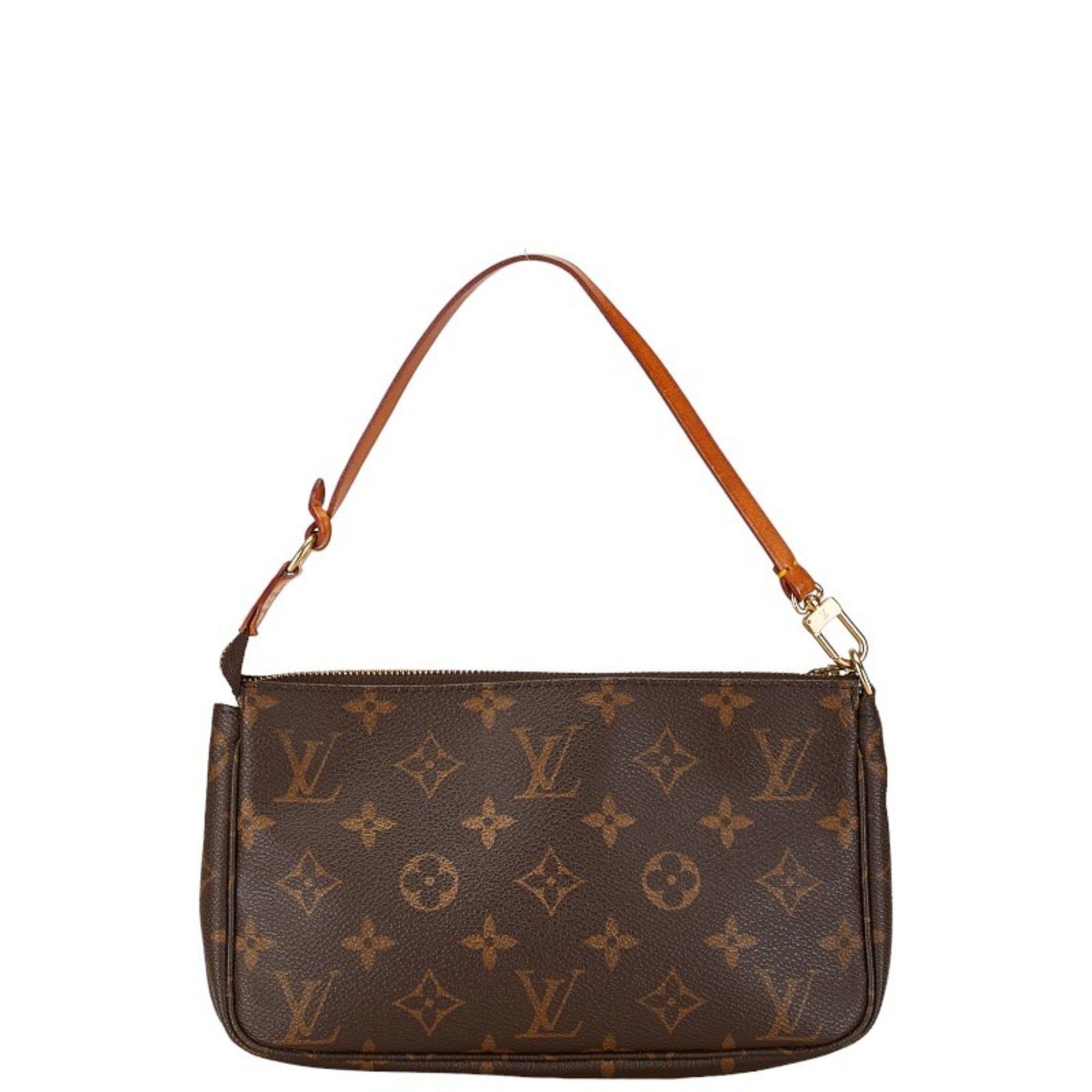 Louis Vuitton Brown Pvc Leather Handbag (Pre-Owned)