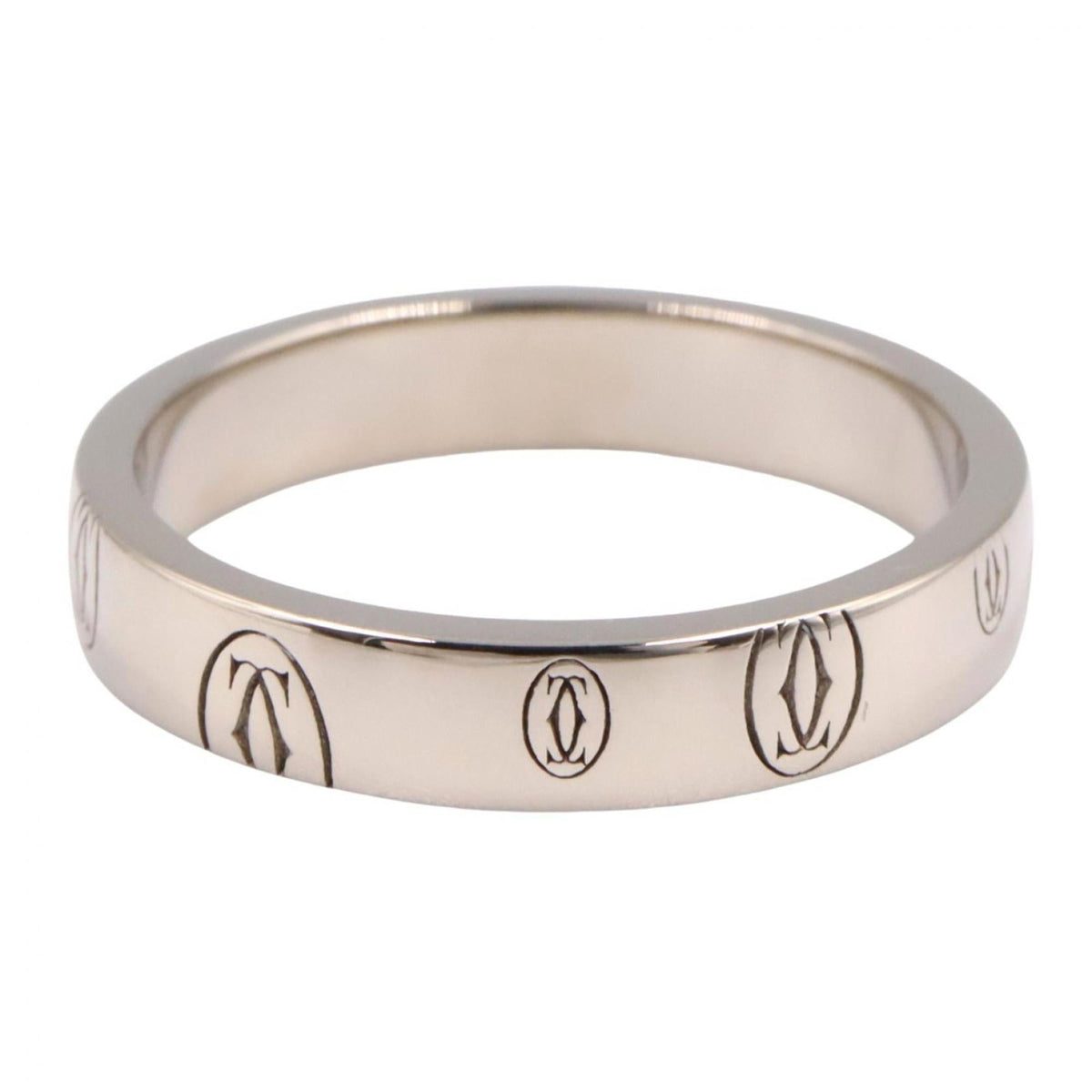 Cartier Silver White Gold (18K) Band Ring (Pre-Owned)