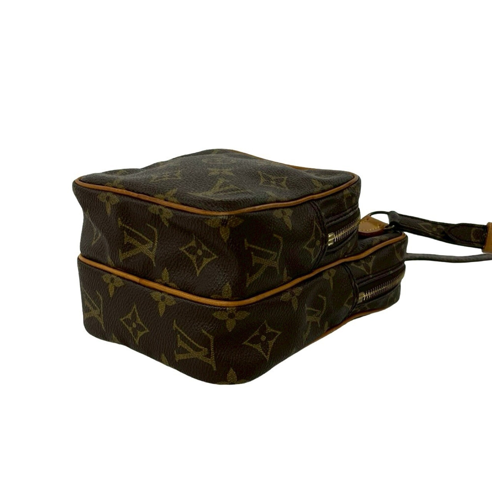 Louis Vuitton Brown Leather Pvc Pochette Shoulder Bag (Pre-Owned)