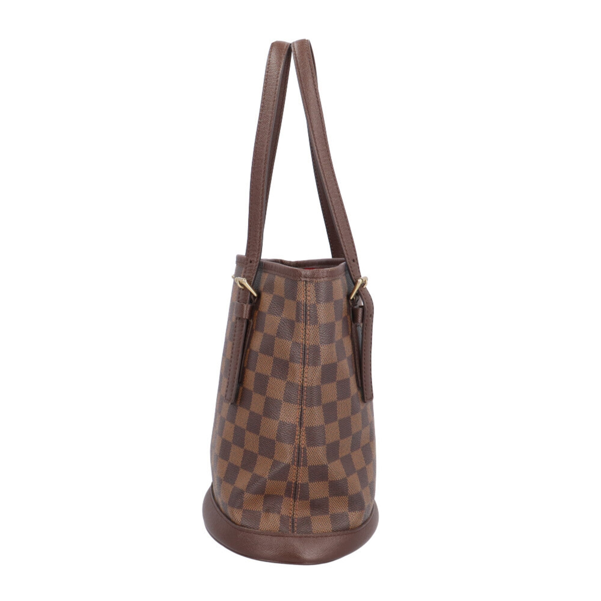 Louis Vuitton Brown Damier Canvas Pouch Shoulder Bag (Pre-Owned)