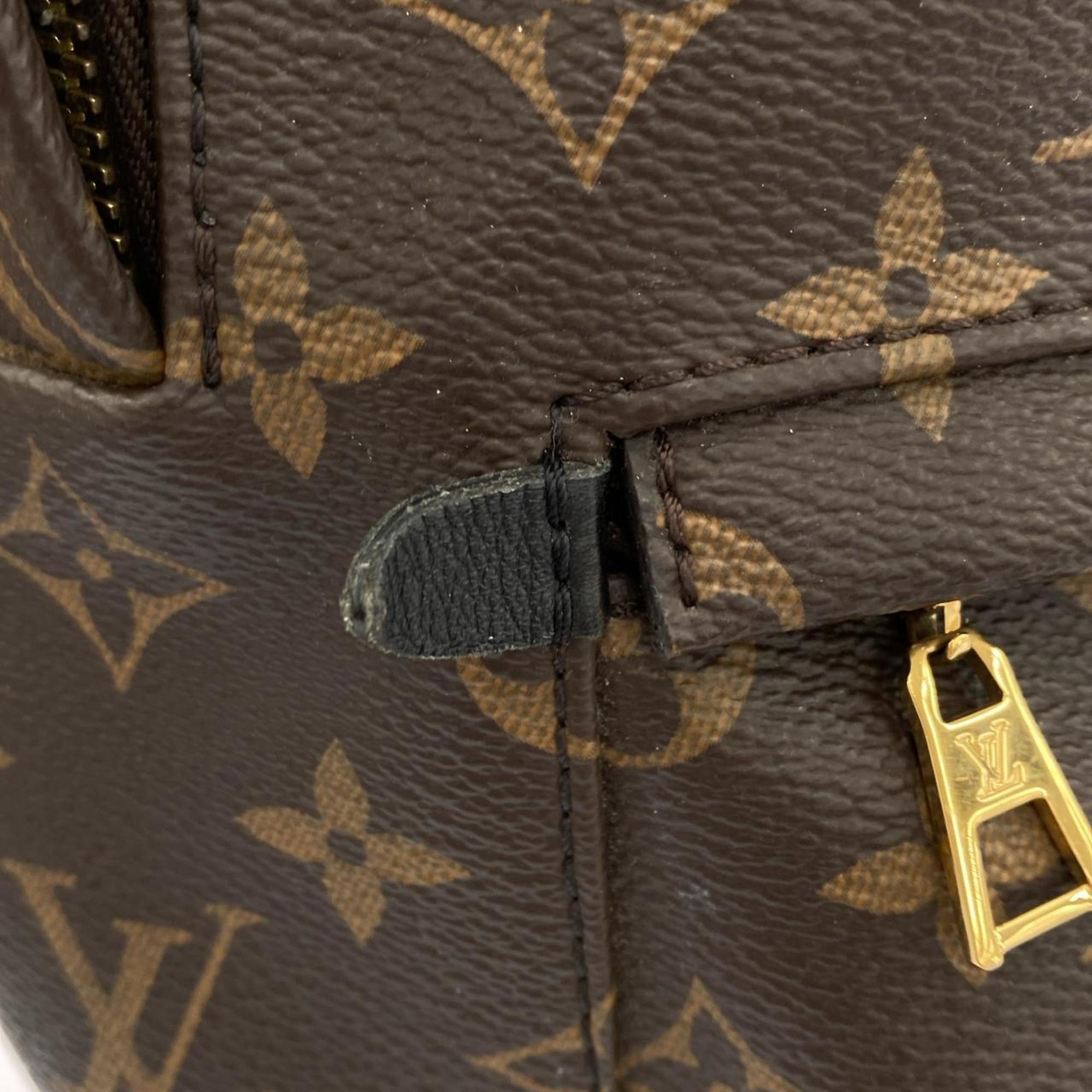 Louis Vuitton Brown Coated Canvas Backpack (Pre-Owned)