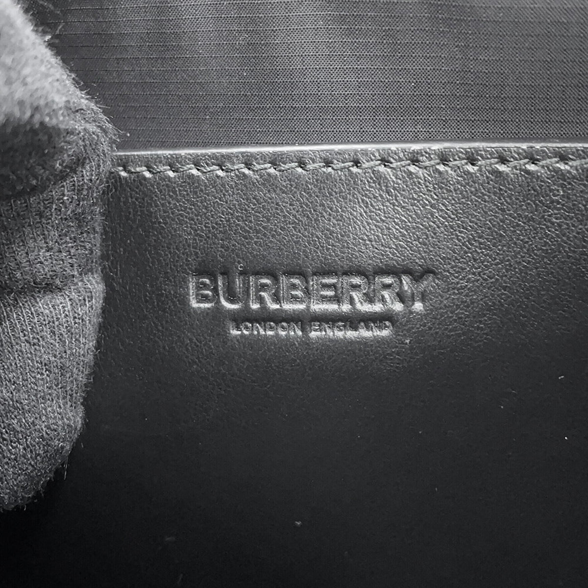 Burberry Black Nylon Shoulder Bag (Pre-Owned)