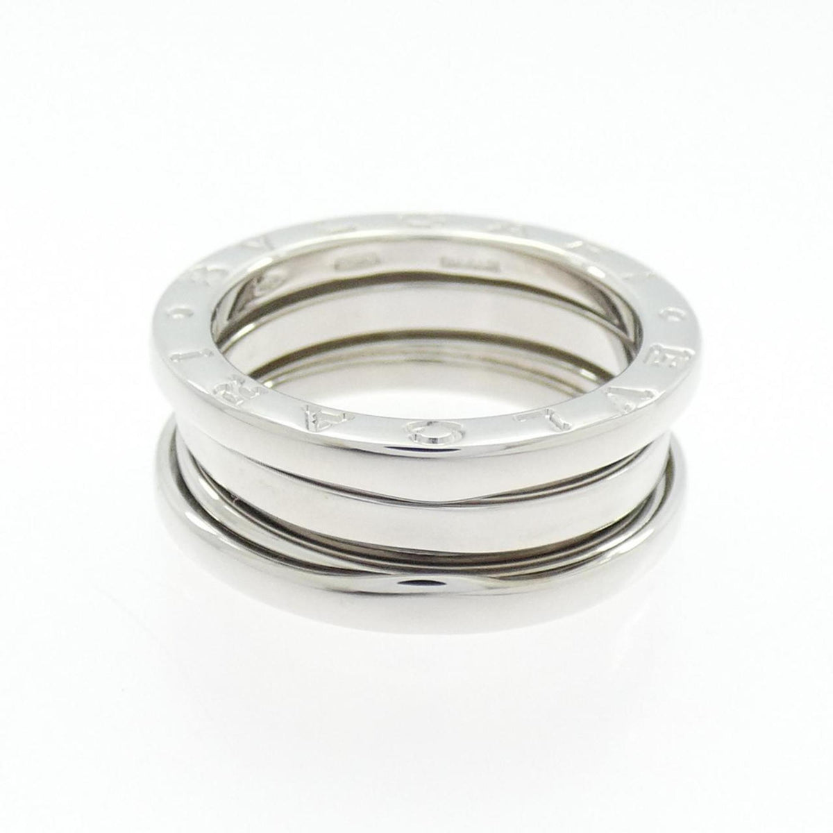 Bvlgari White Gold White Gold Band Ring (Pre-Owned)