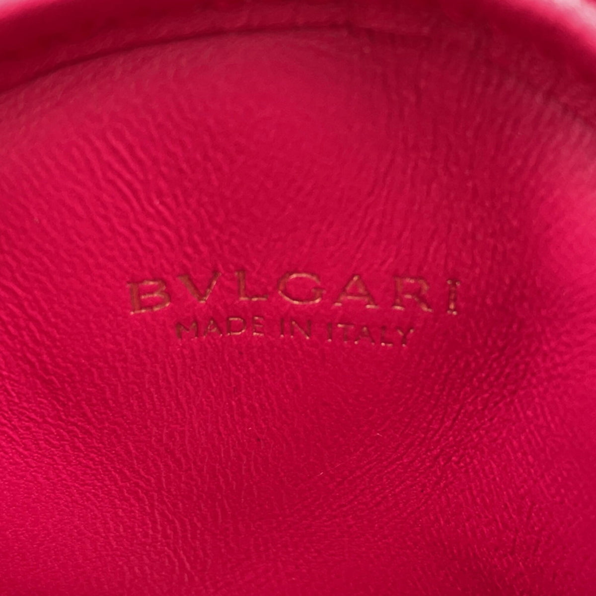 Bvlgari Pink Leather Handbag Pochette (Pre-Owned)