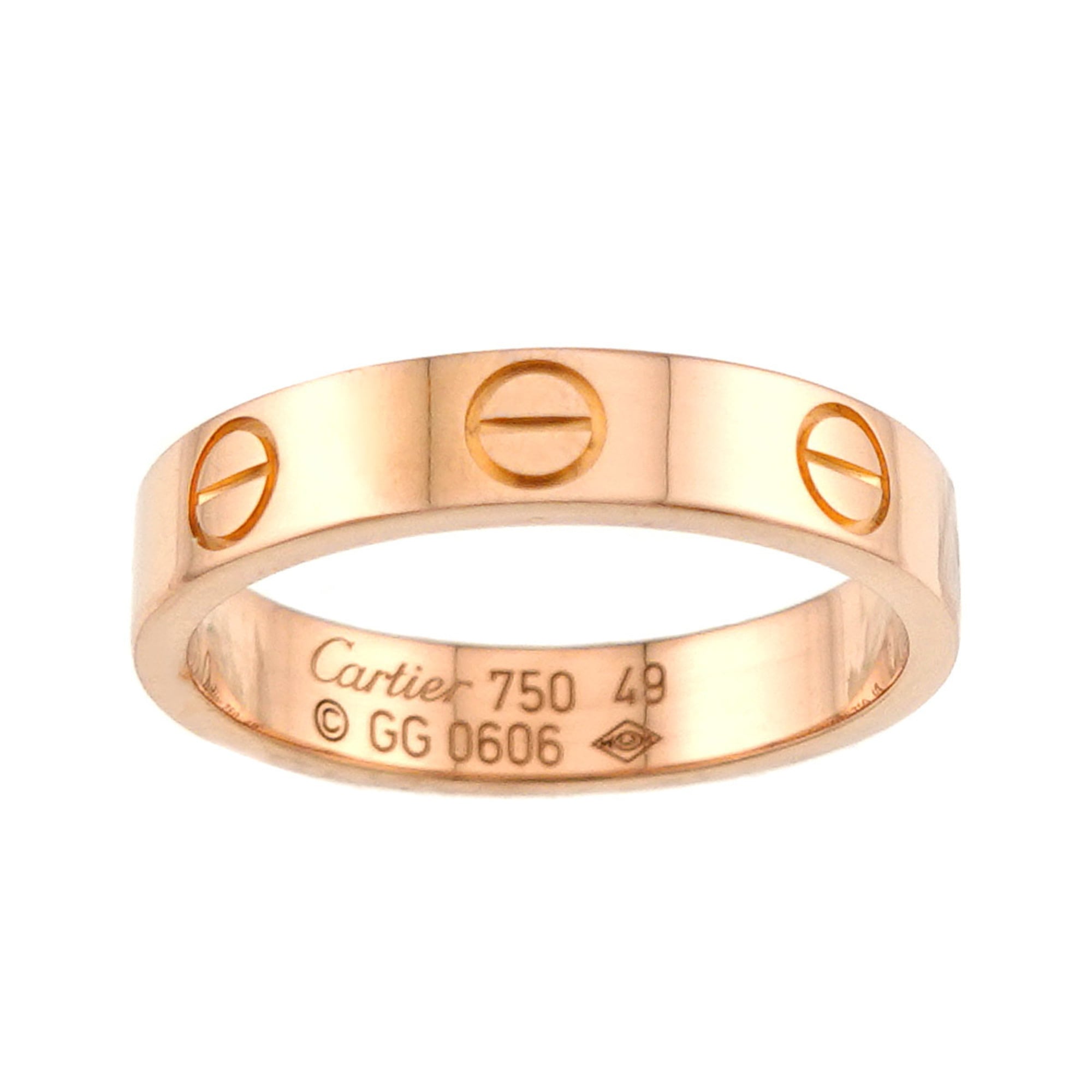 Cartier Pink Gold (18K) Band Ring (Pre-Owned)