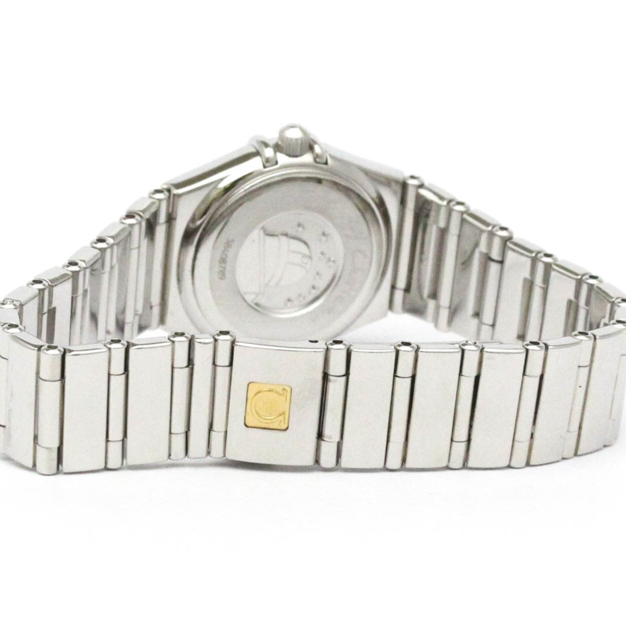 Omega Constellation My Choice Quartz Watch Stainless Steel With Diamond Bezel And Mother Of Pearl Watch (Pre-Owned)