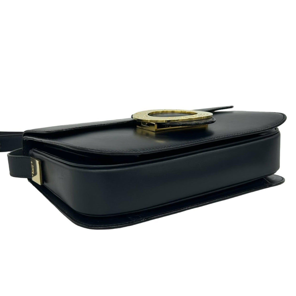 Celine Navy Leather Pochette Shoulder Bag (Pre-Owned)