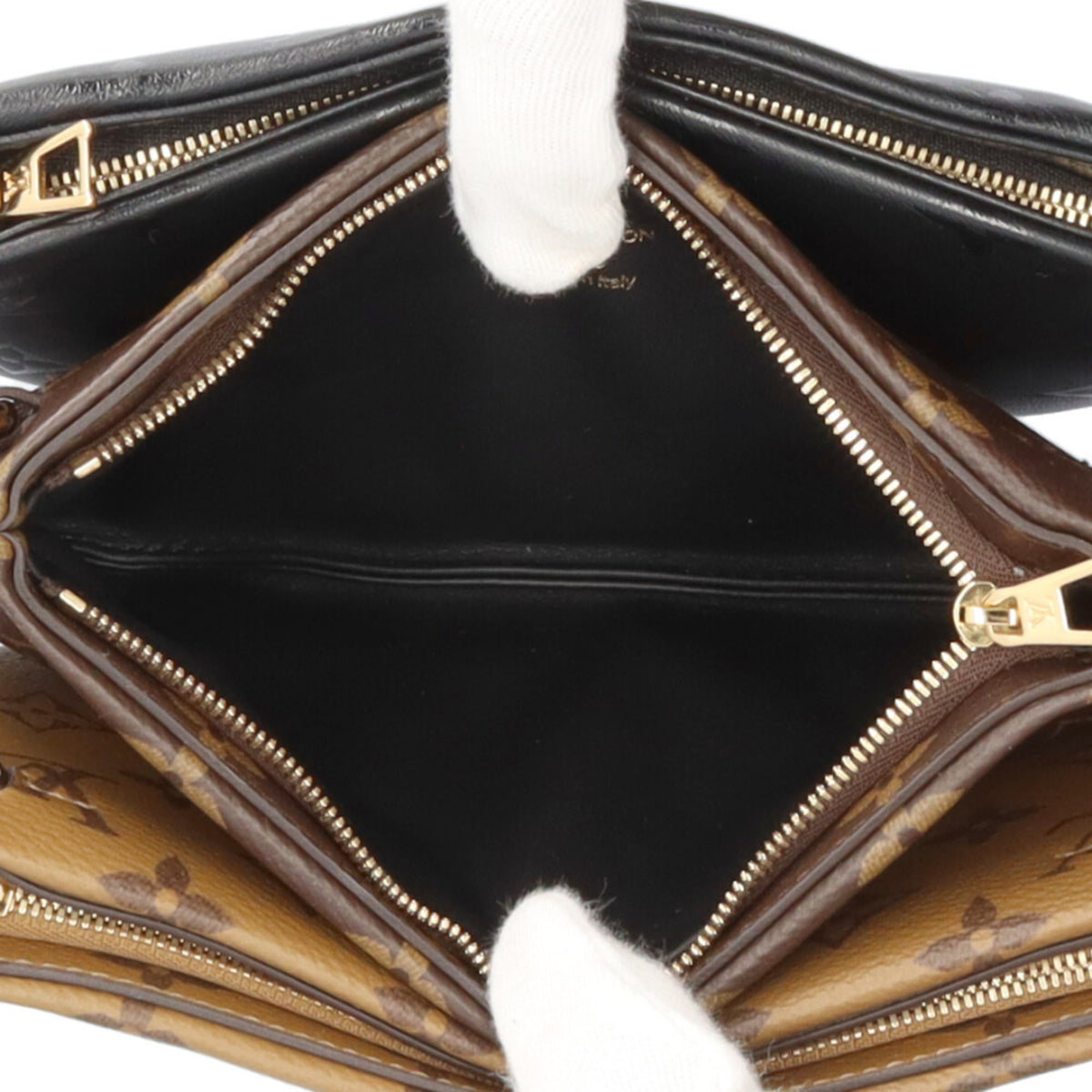 Louis Vuitton Monogram Brown Monogram Monogram Reverse Monogram Monogram Reverse Pochette Shoulder Bag (Pre-Owned)