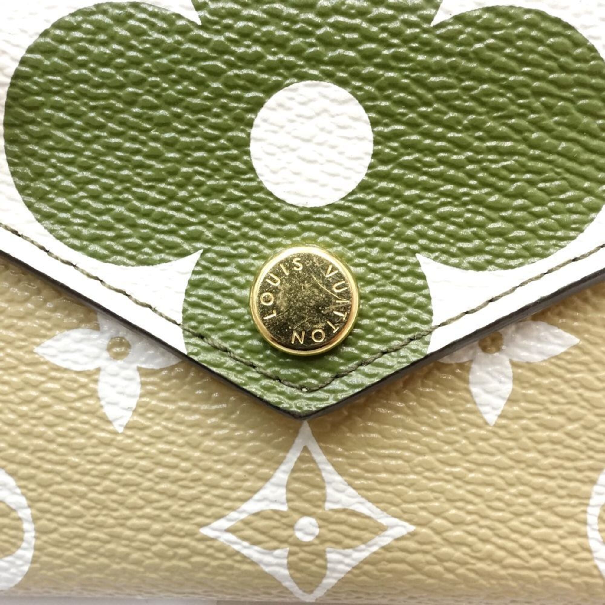 Louis Vuitton Monogram Khaki Monogram Wallet (Tri-Fold) (Pre-Owned)