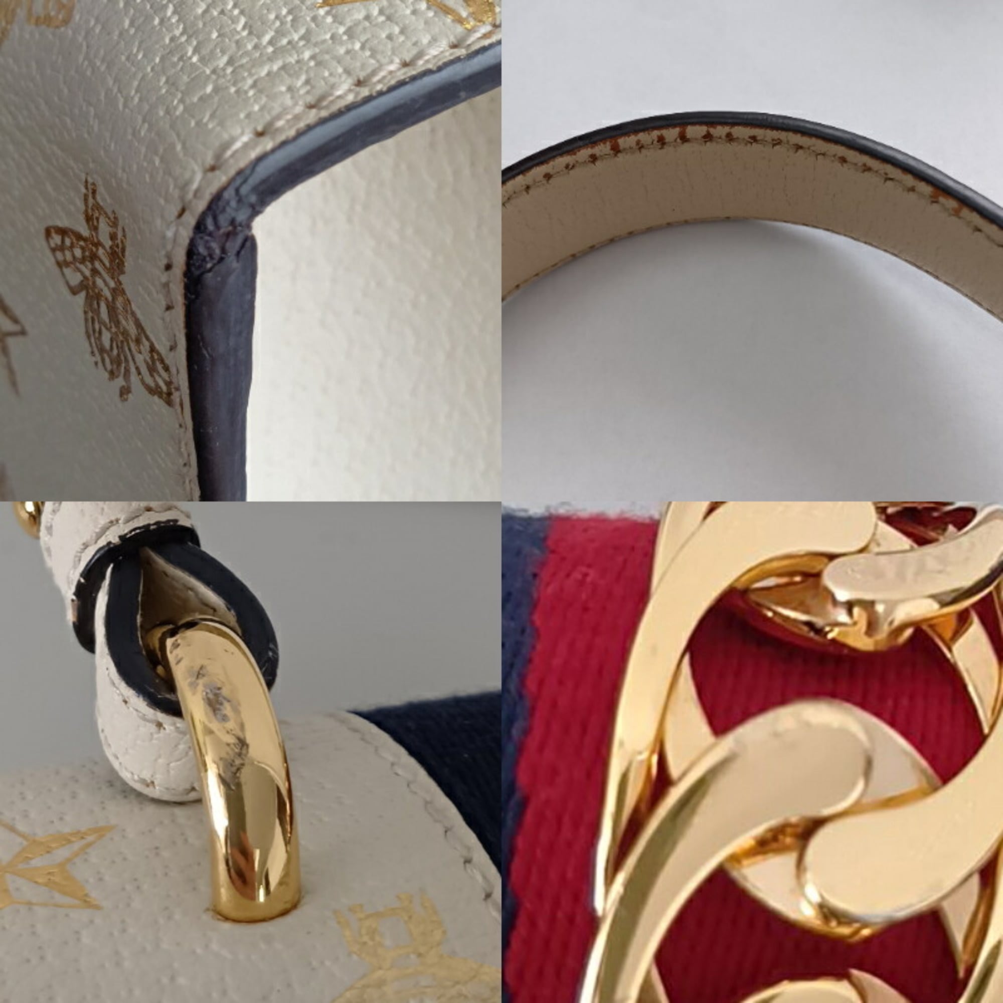 Gucci White Leather Handbag (Pre-Owned)