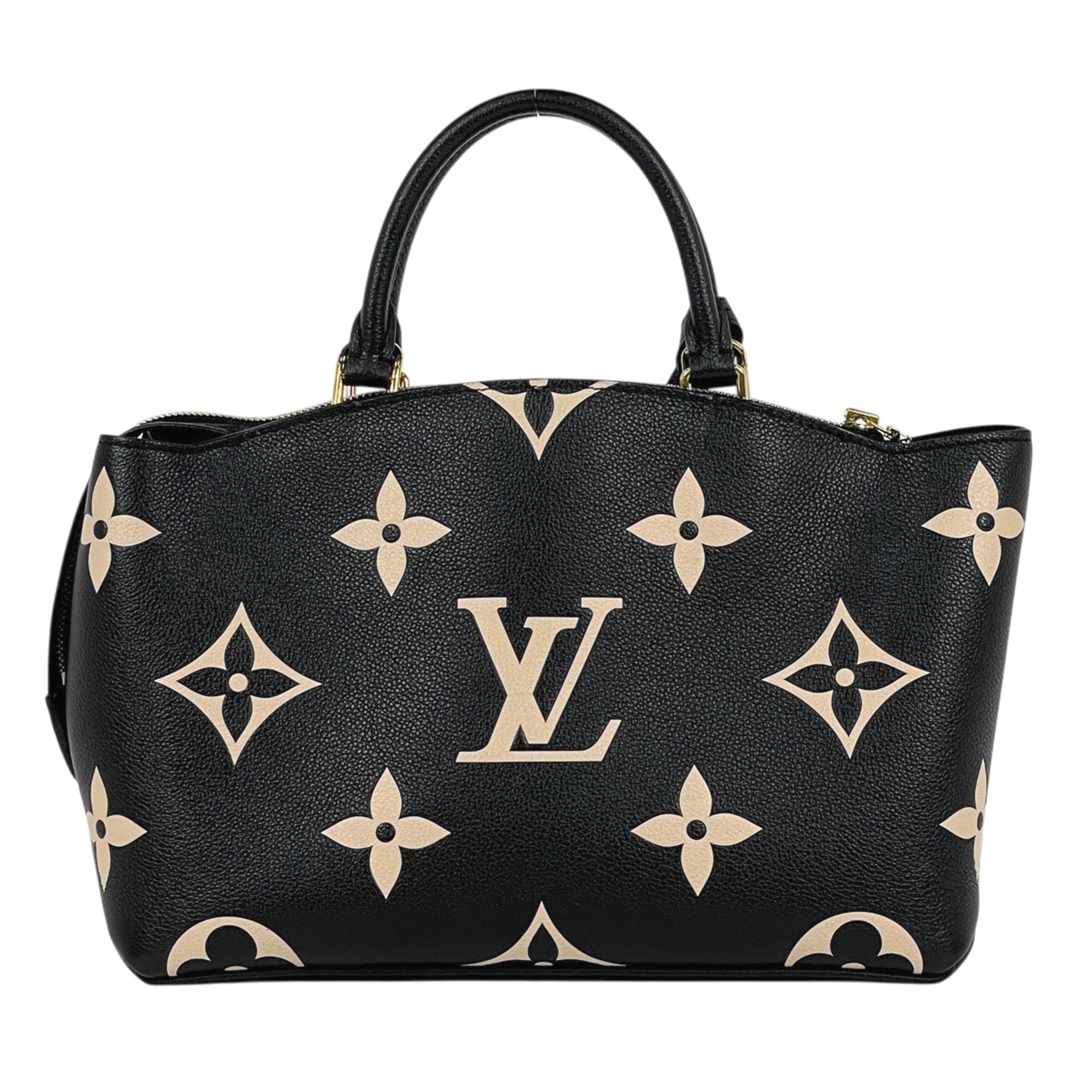 Louis Vuitton Monogram Empreinte Beige Black Noir Monogram Empreinte Handbag (Pre-Owned)