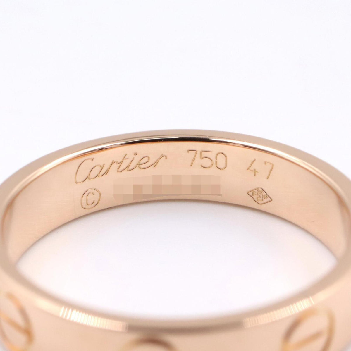 Cartier Gold Pink Gold (18K) Band Ring (Pre-Owned)