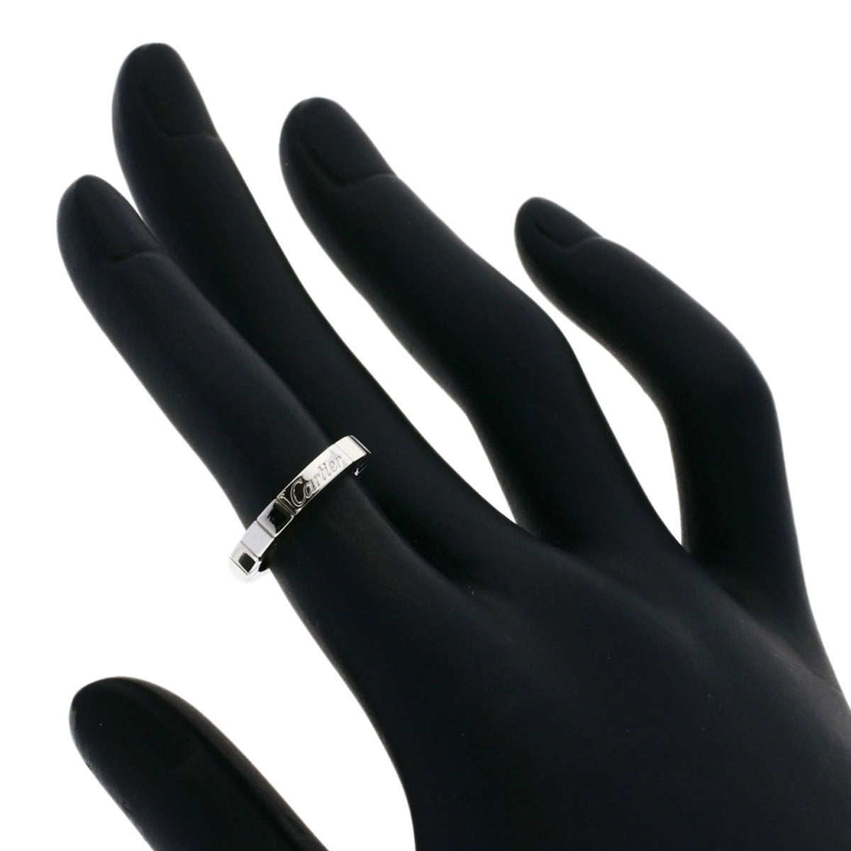 Cartier Lanieres White Gold (18K) Band Ring (Pre-Owned)