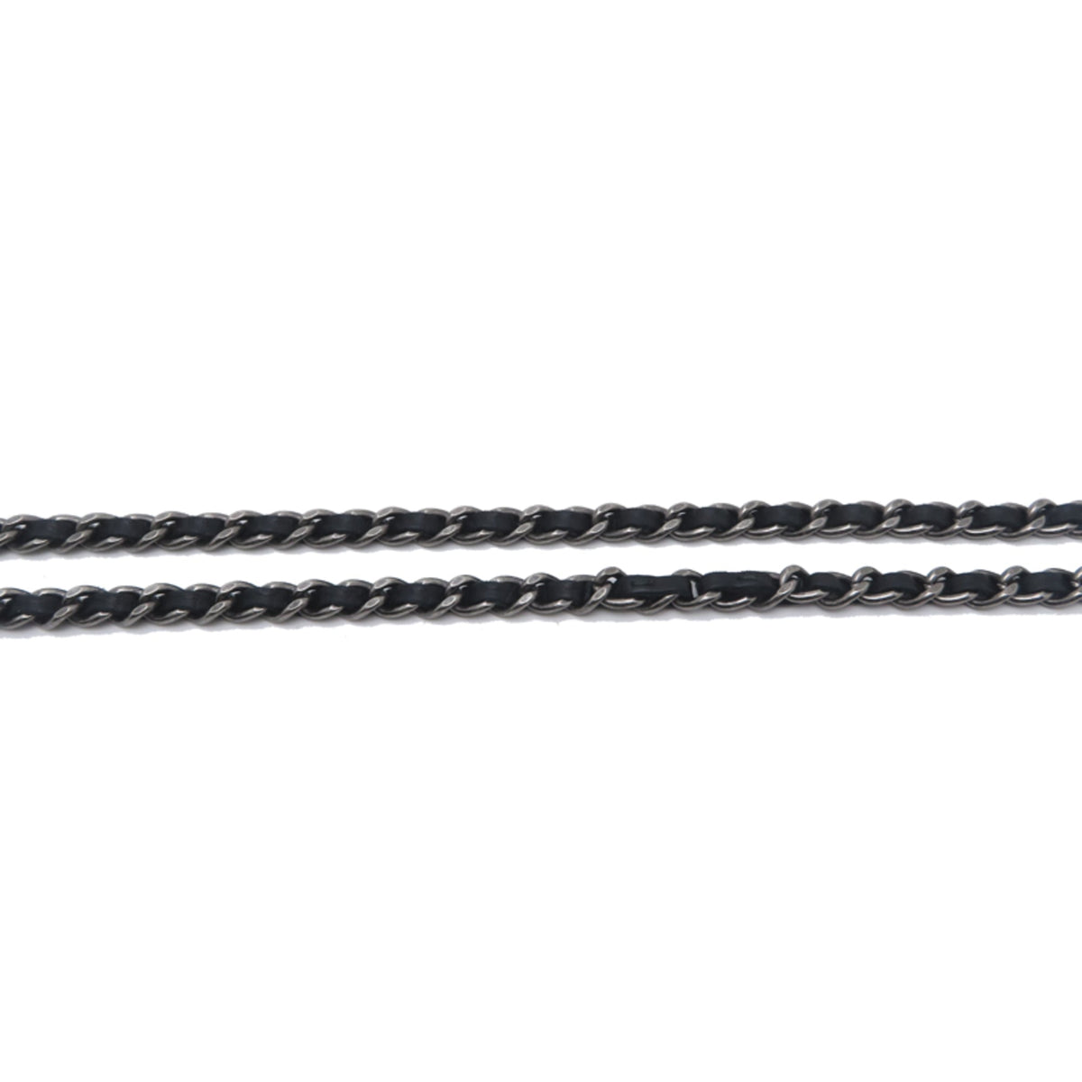 Chanel Black Leather Chain/Shoulder Wallet (Pre-Owned)