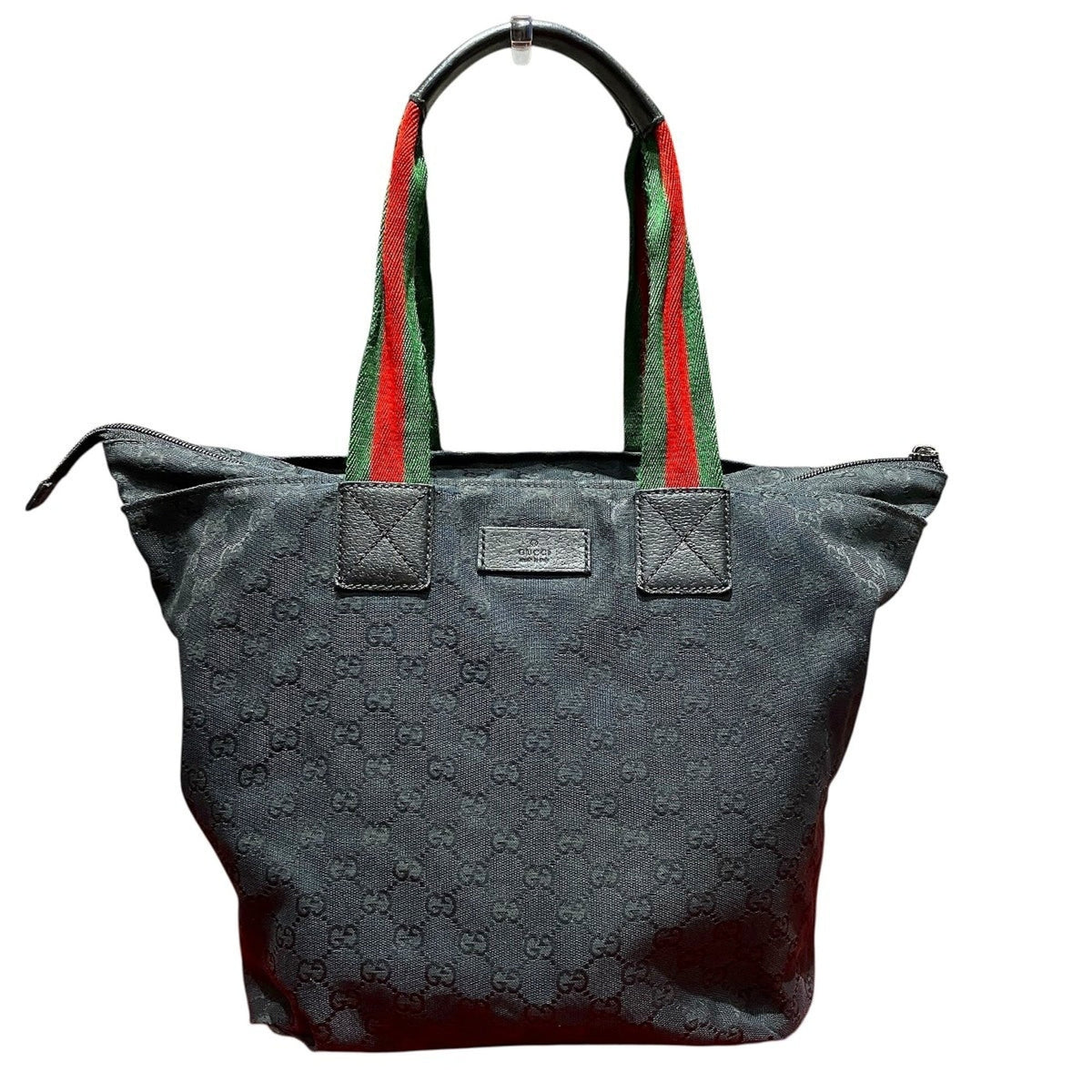 Gucci Black Gg Canvas Tote Bag (Pre-Owned)