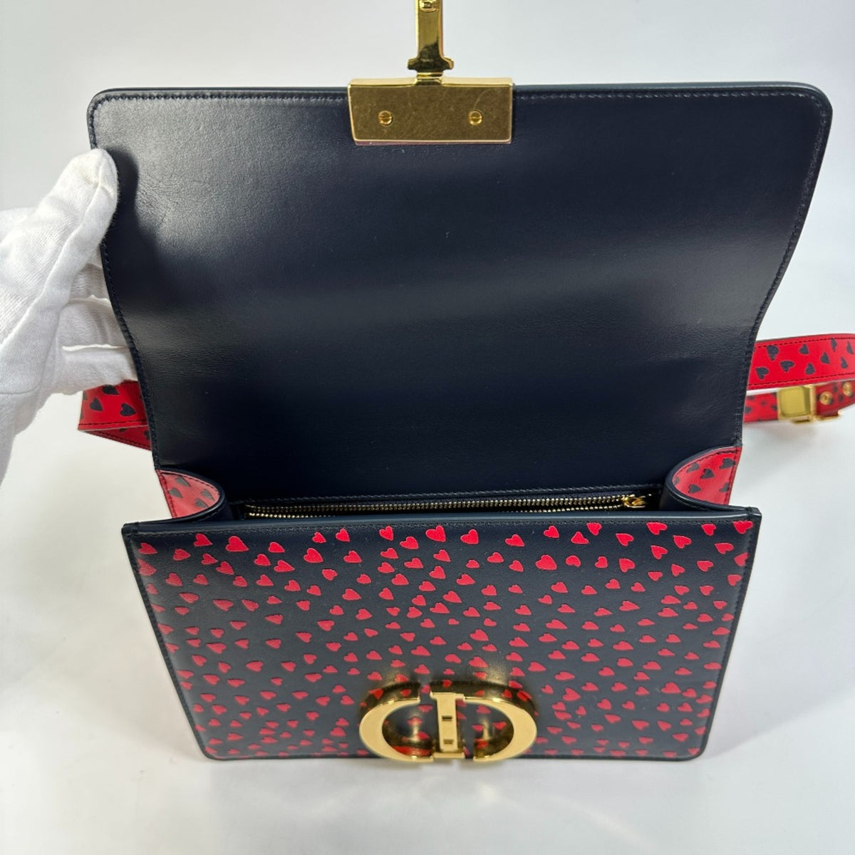 Christian Dior Black Leather Shoulder Bag (Pre-Owned)