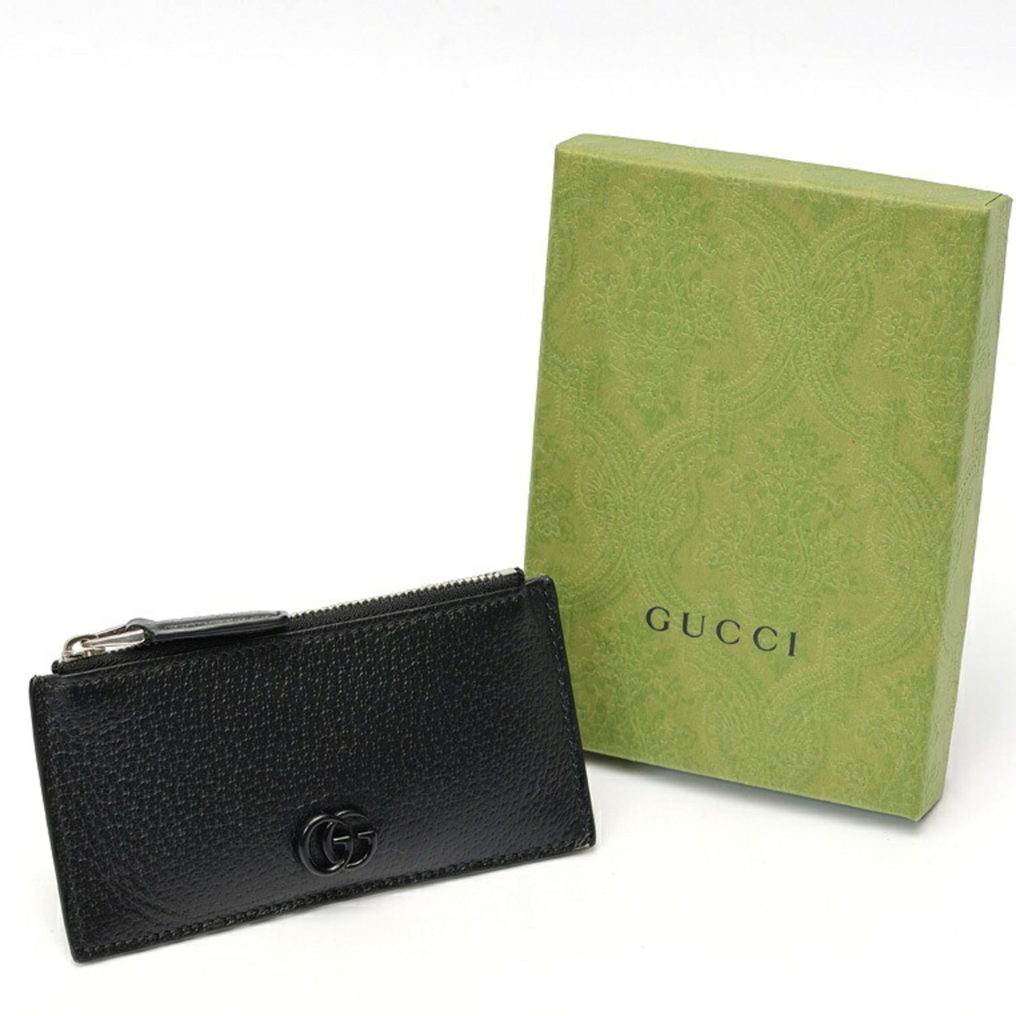 Gucci Black Leather Coin Purse/Coin Case (Pre-Owned)