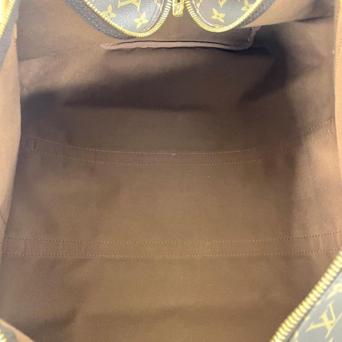 Louis Vuitton Brown Monogram Canvas Boston Bag (Pre-Owned)