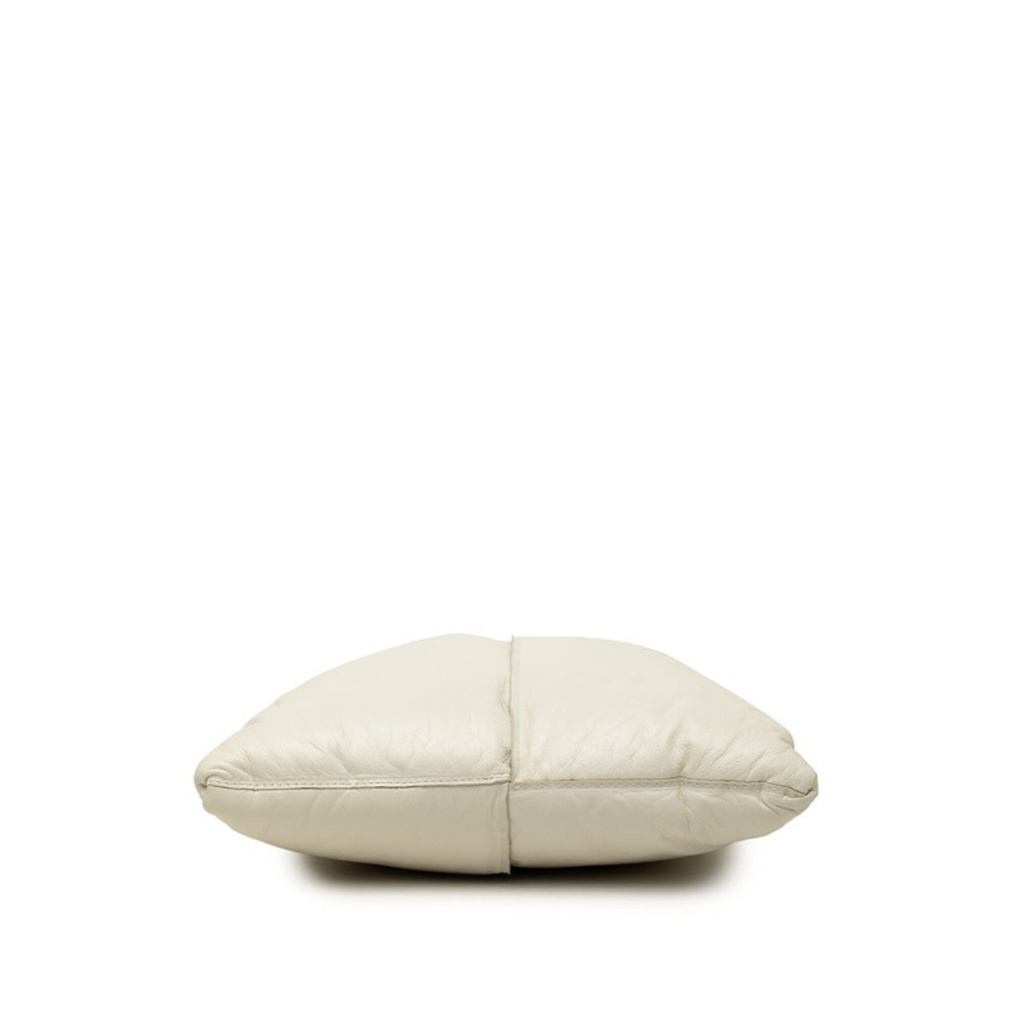 Bottega Veneta White Leather Clutch Bag (Pre-Owned)