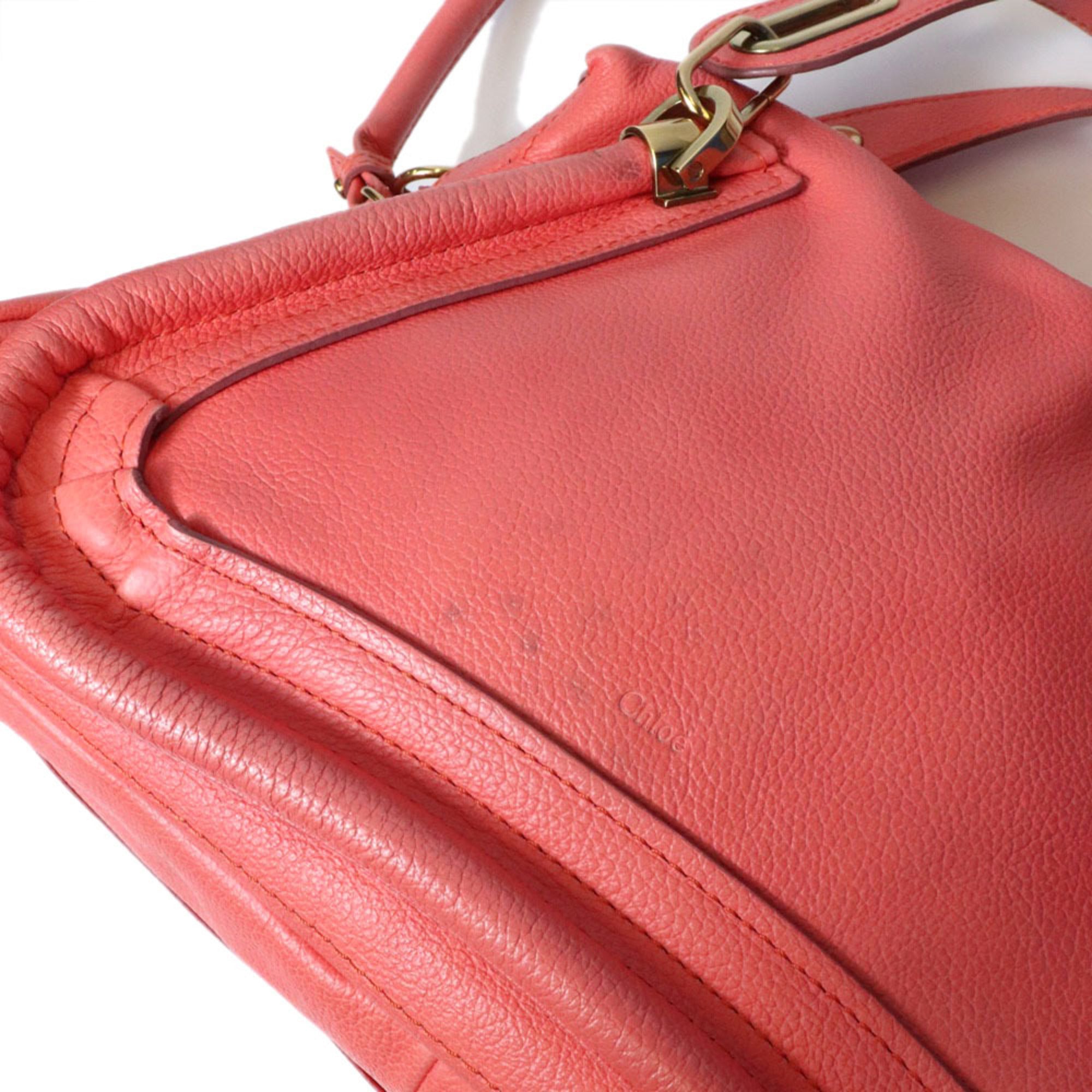Chloé Pink Leather Shoulder Bag (Pre-Owned)