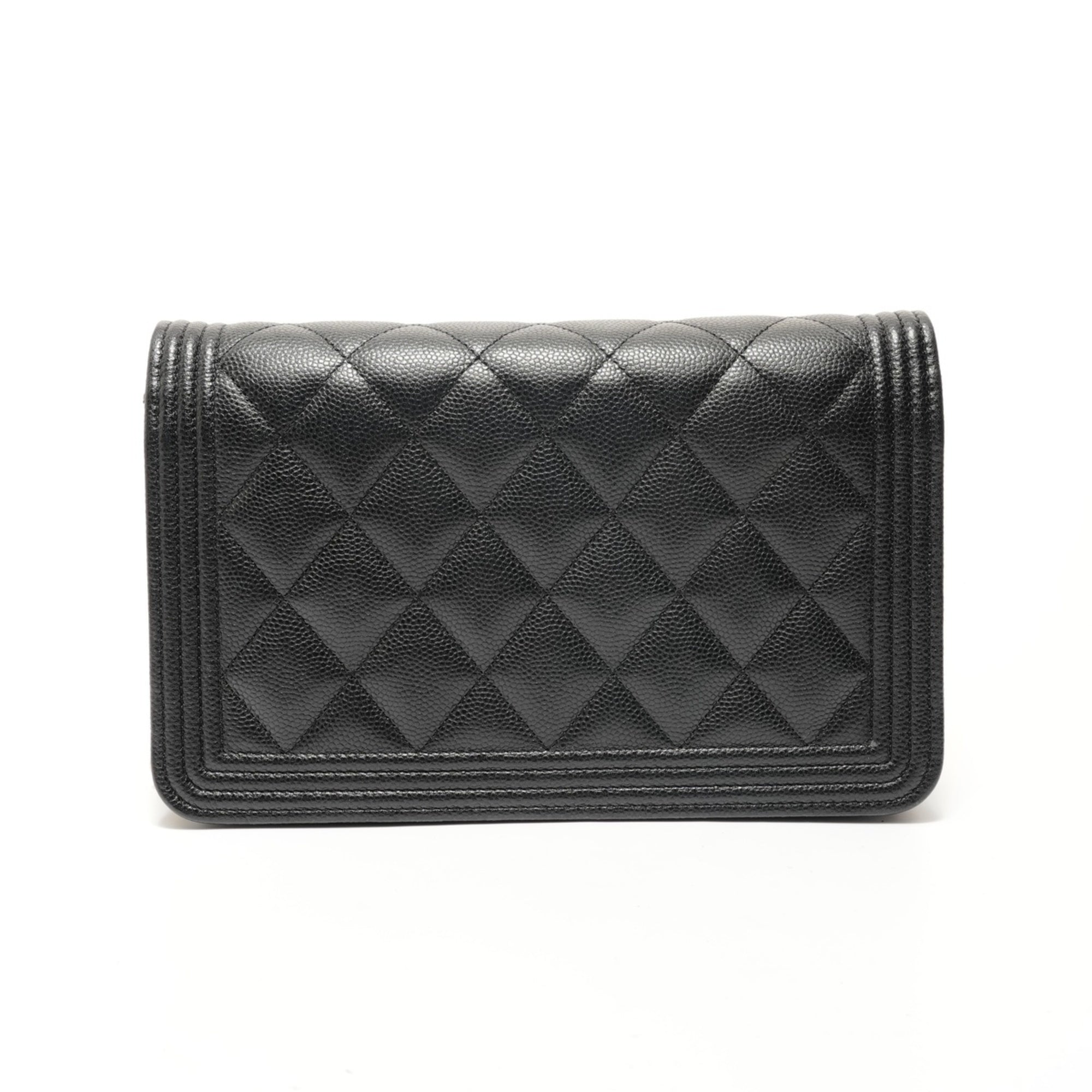 Chanel Boy Chanel Black Shoulder Bag (Pre-Owned)