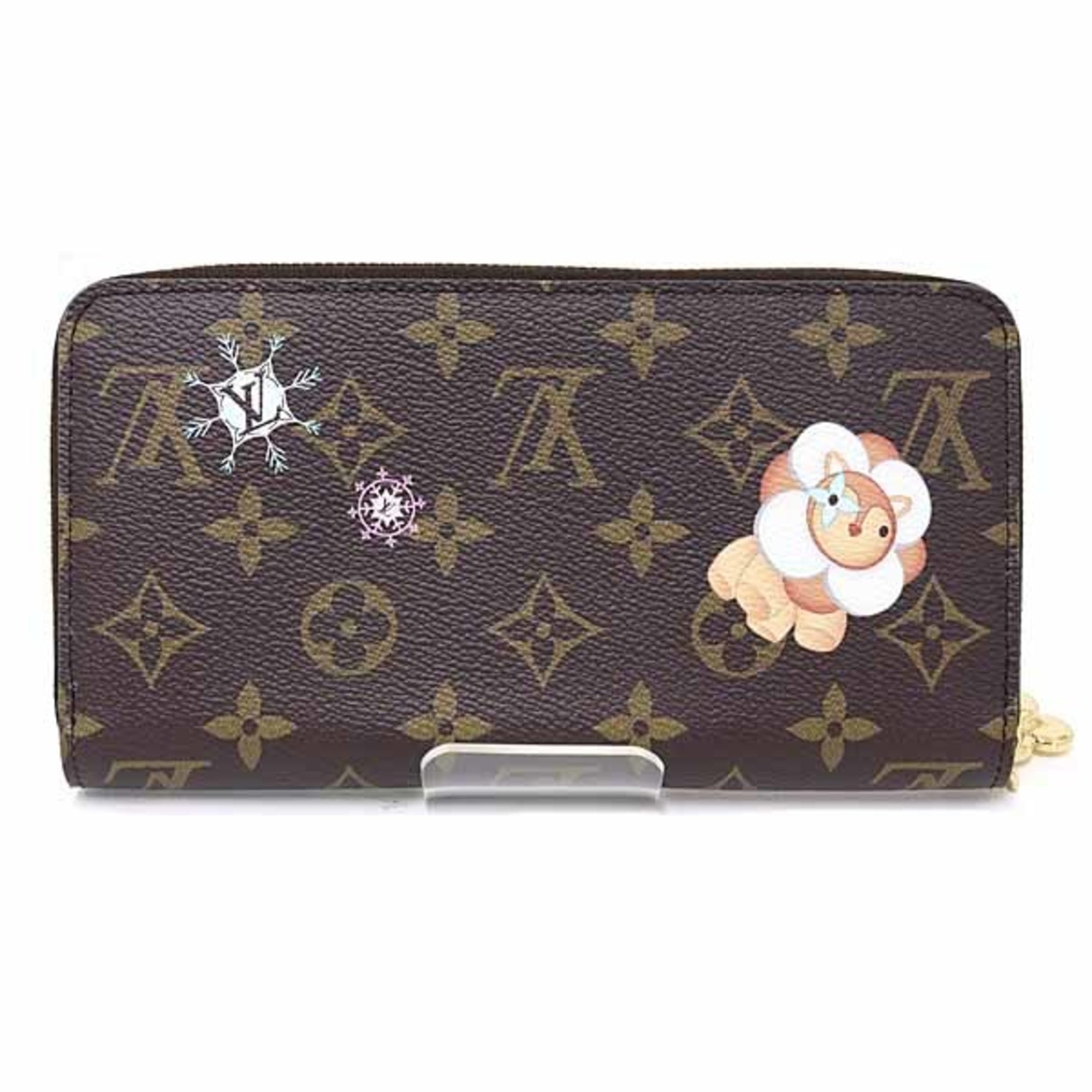 Louis Vuitton Brown Monogram Monogram Leather Long Wallet (Bi-Fold) (Pre-Owned)
