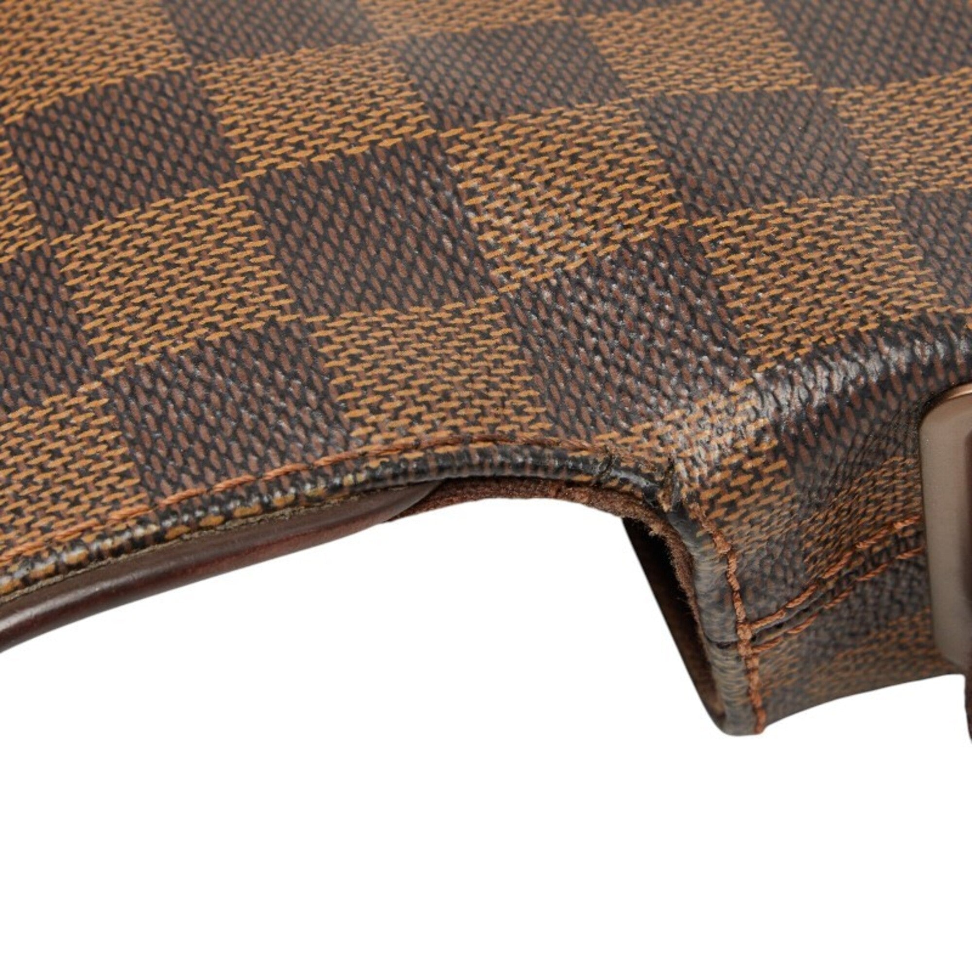 Louis Vuitton Brown Pvc Leather Shoulder Bag (Pre-Owned)