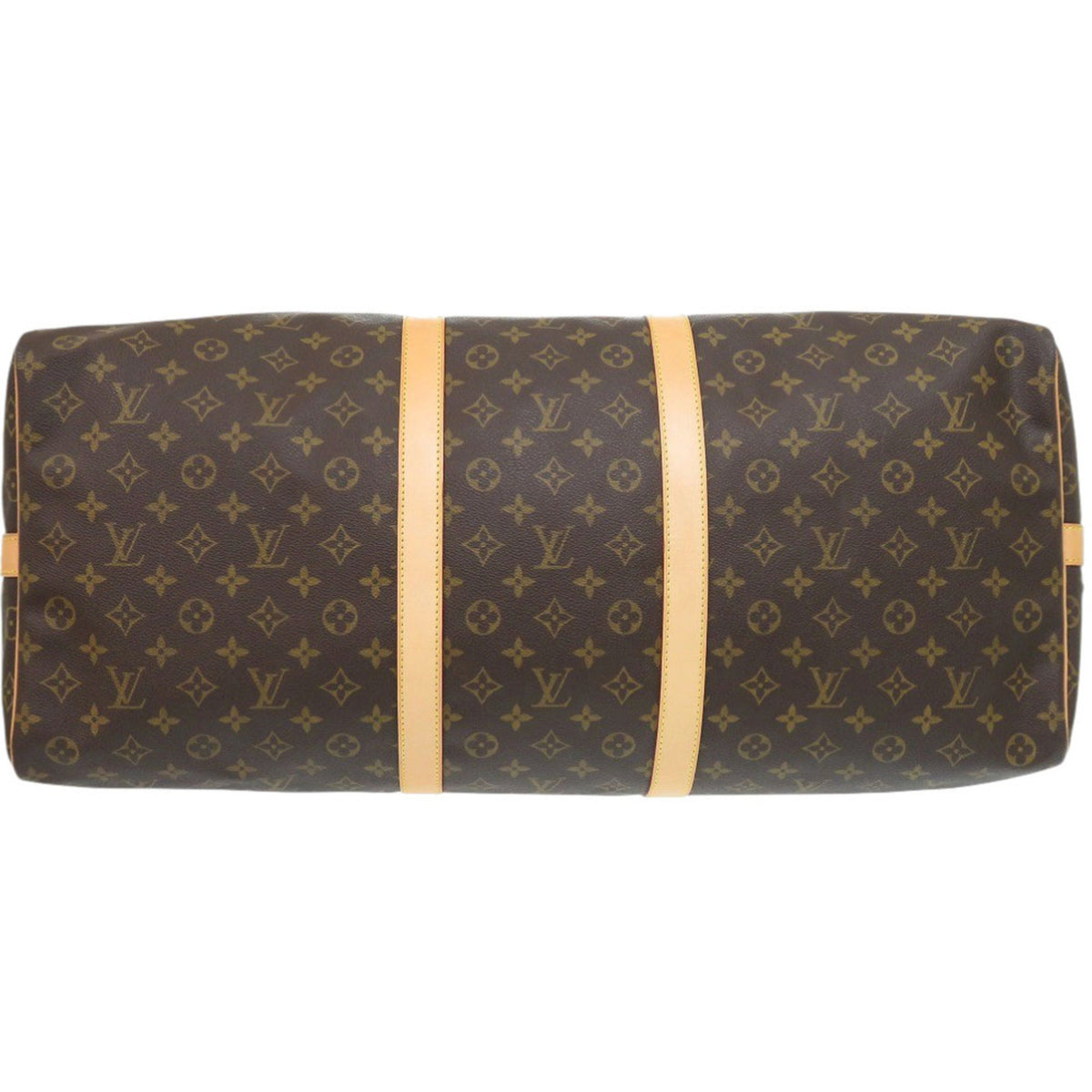 Louis Vuitton Brown Monogram Canvas Boston Bag (Pre-Owned)