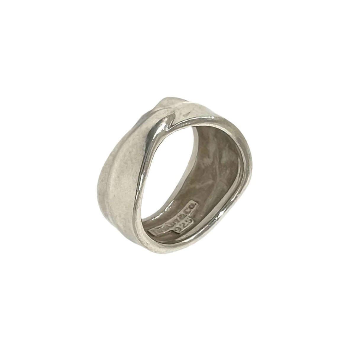 Tiffany Silver Silver 925 Band Ring (Pre-Owned)