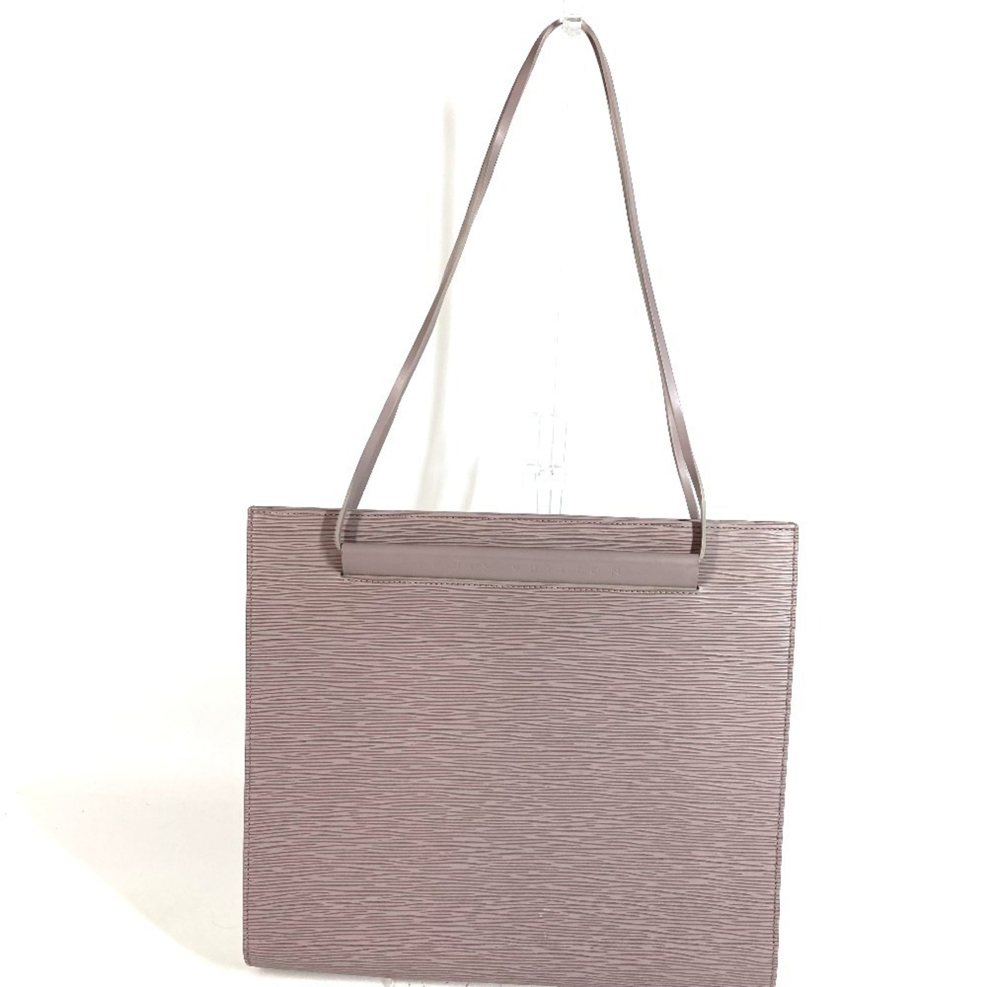 Louis Vuitton Purple Epi Leather Handbag Shoulder Bag Tote Bag (Pre-Owned)