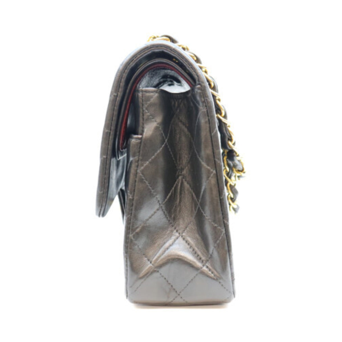 Chanel Black Leather Shoulder Bag (Pre-Owned)