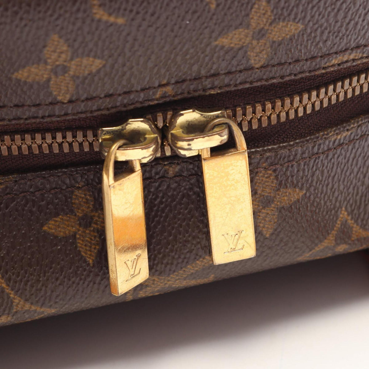 Louis Vuitton Brown Monogram Coated Canvas Pvc Handbag Shoulder Bag (Pre-Owned)