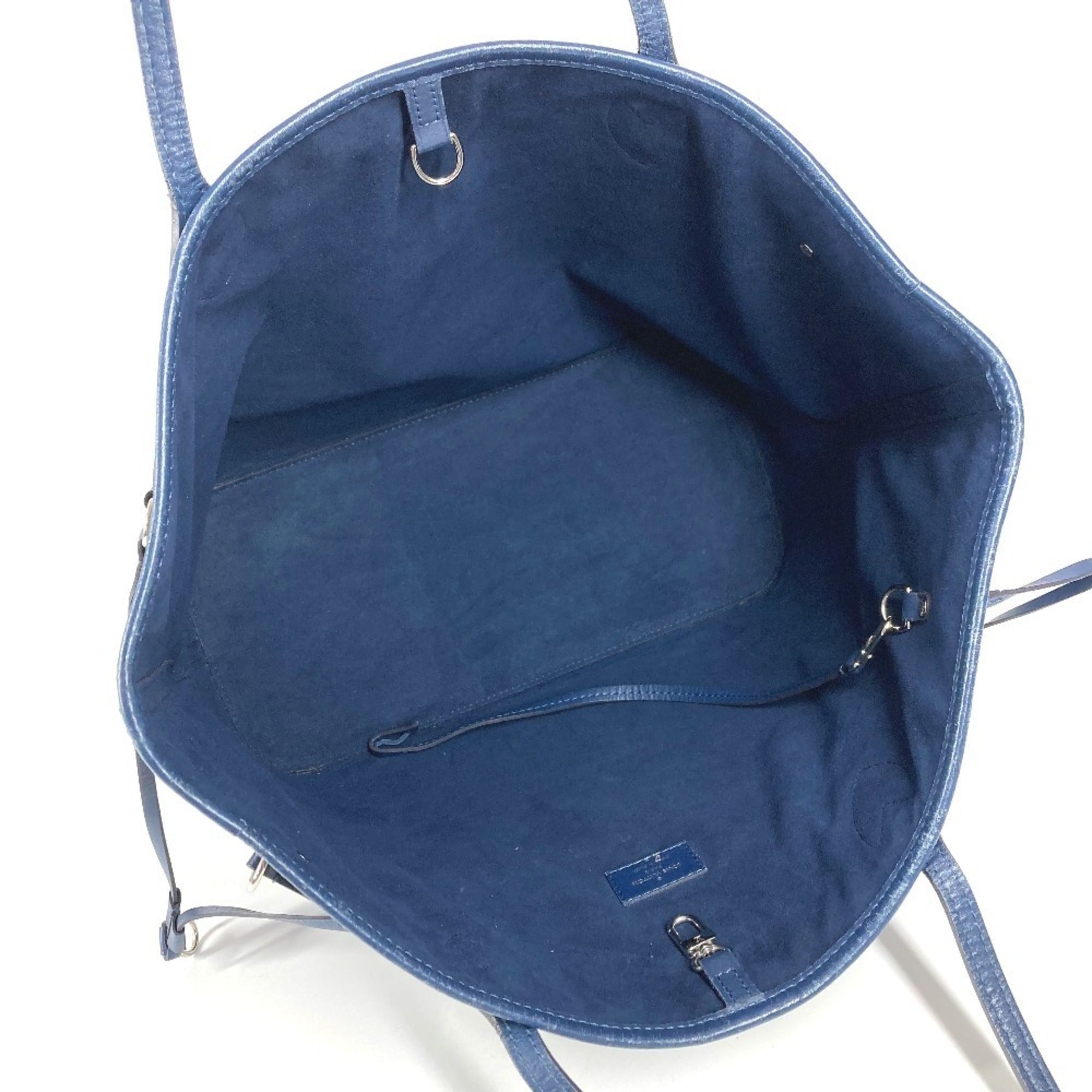 Louis Vuitton Epi Navy Epi Leather Shoulder Bag Tote Bag (Pre-Owned)