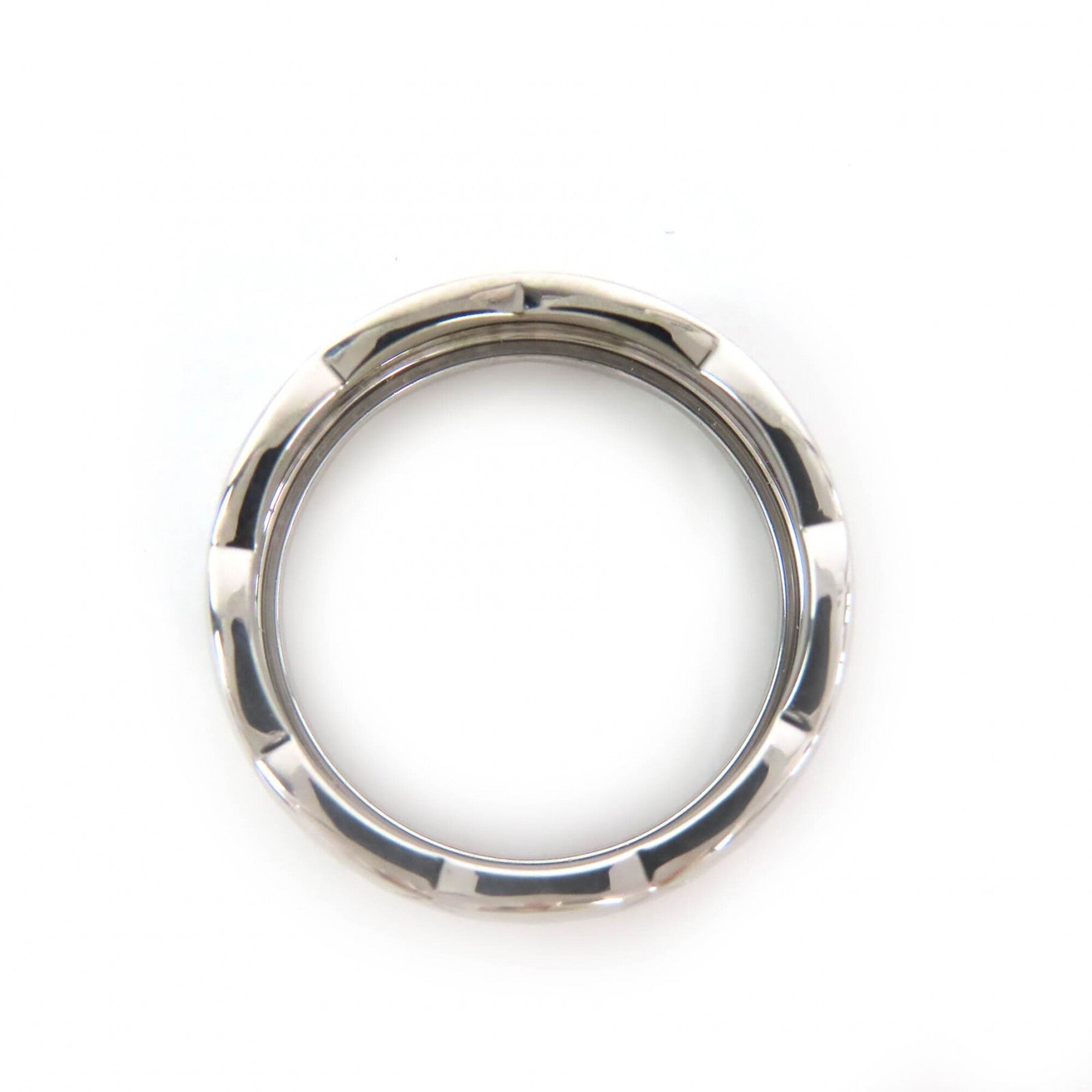 Chanel White Gold White Gold (18K) Band Ring (Pre-Owned)