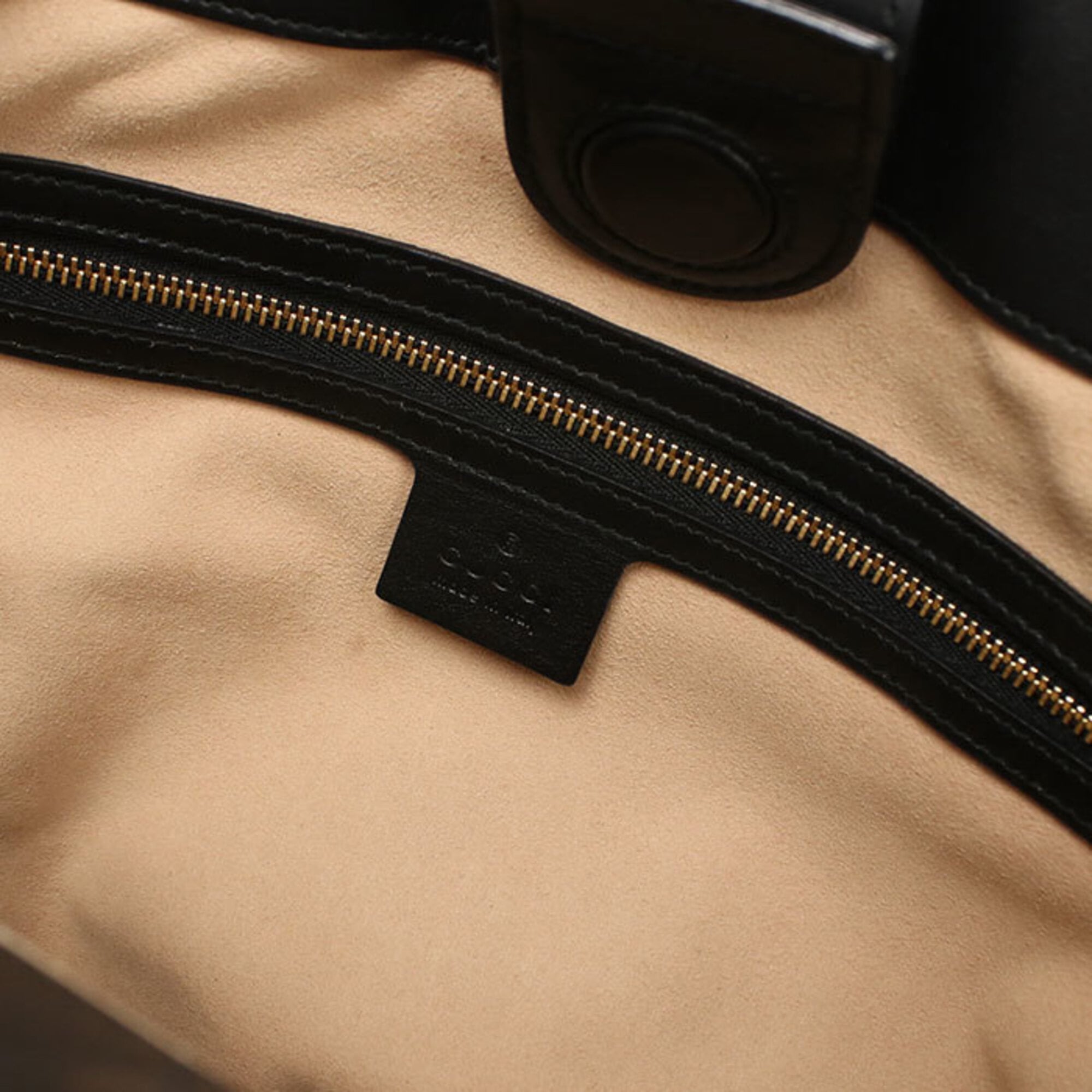 Gucci Black Leather Tote Bag (Pre-Owned)