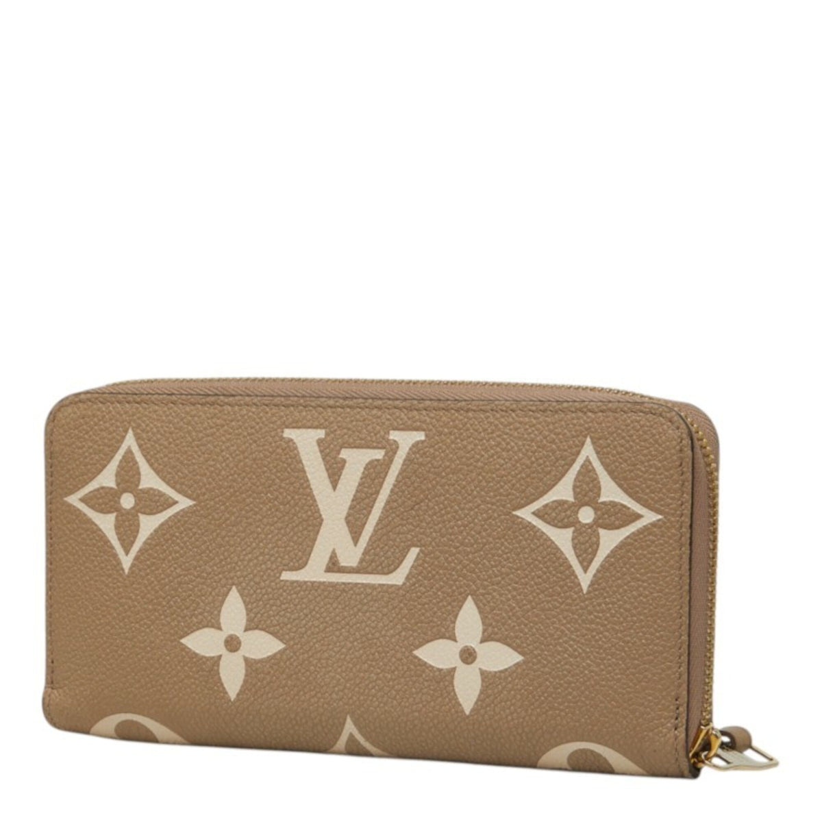 Louis Vuitton Beige Bicolor Monogram Leather Coin Purse/Coin Case (Pre-Owned)
