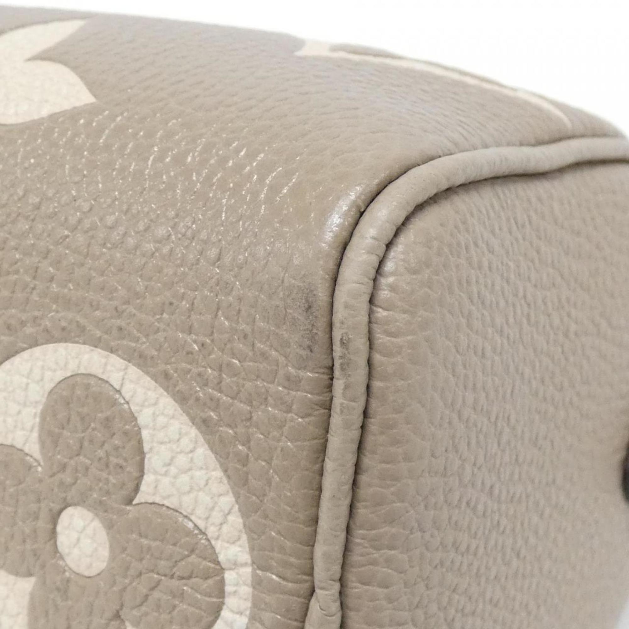 Louis Vuitton Tourterelle Leather Boston Bag (Pre-Owned)