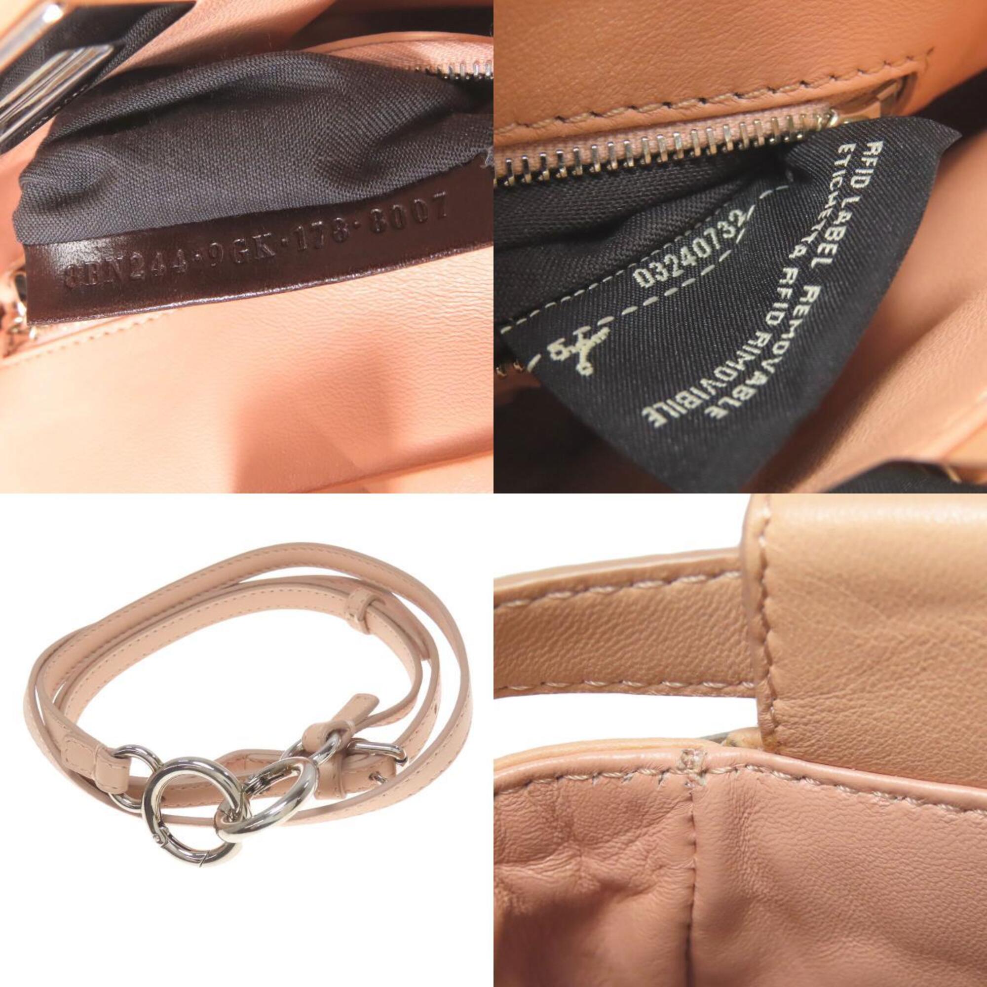 Fendi Pink Leather Handbag (Pre-Owned)