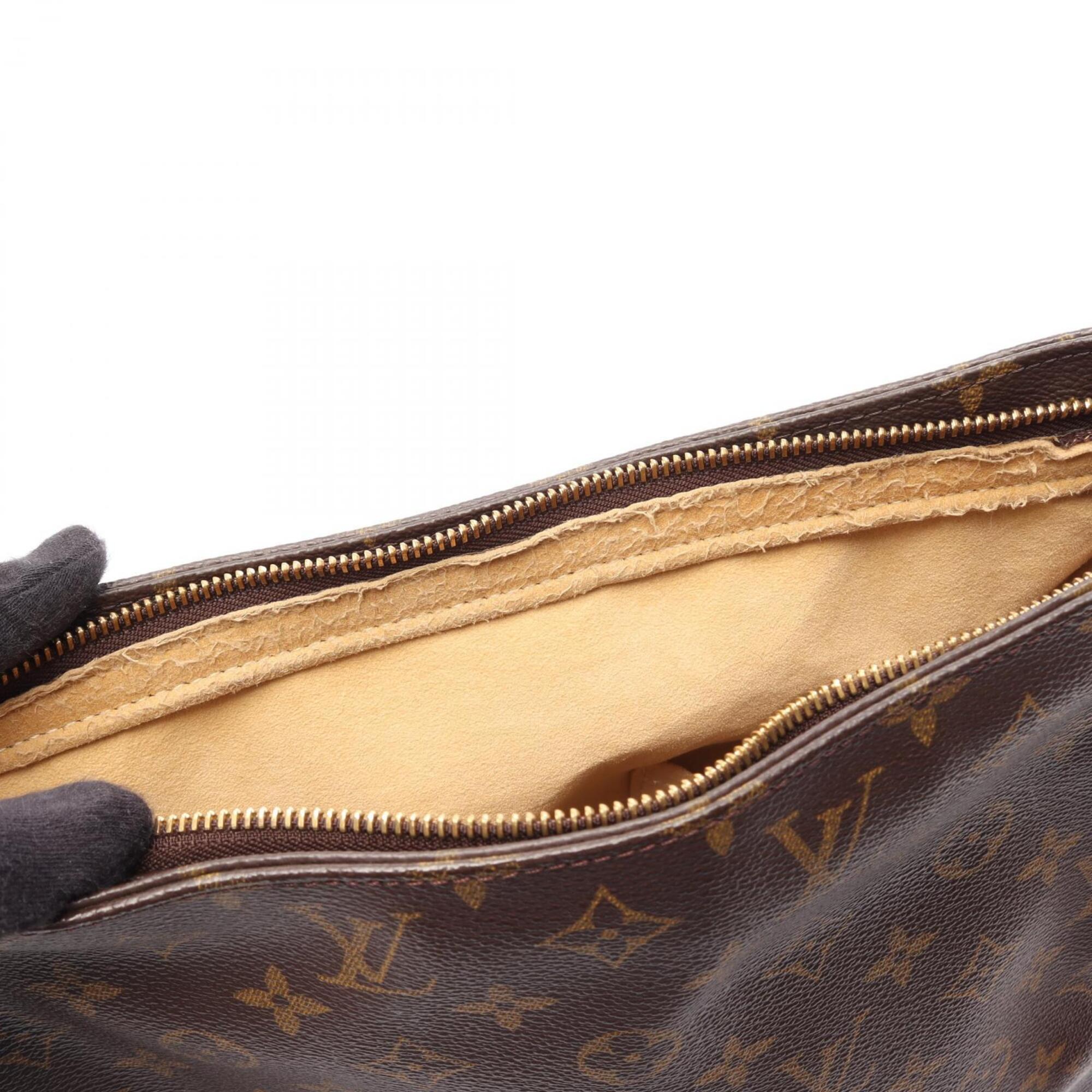 Louis Vuitton Brown Pvc Leather Handbag Shoulder Bag (Pre-Owned)