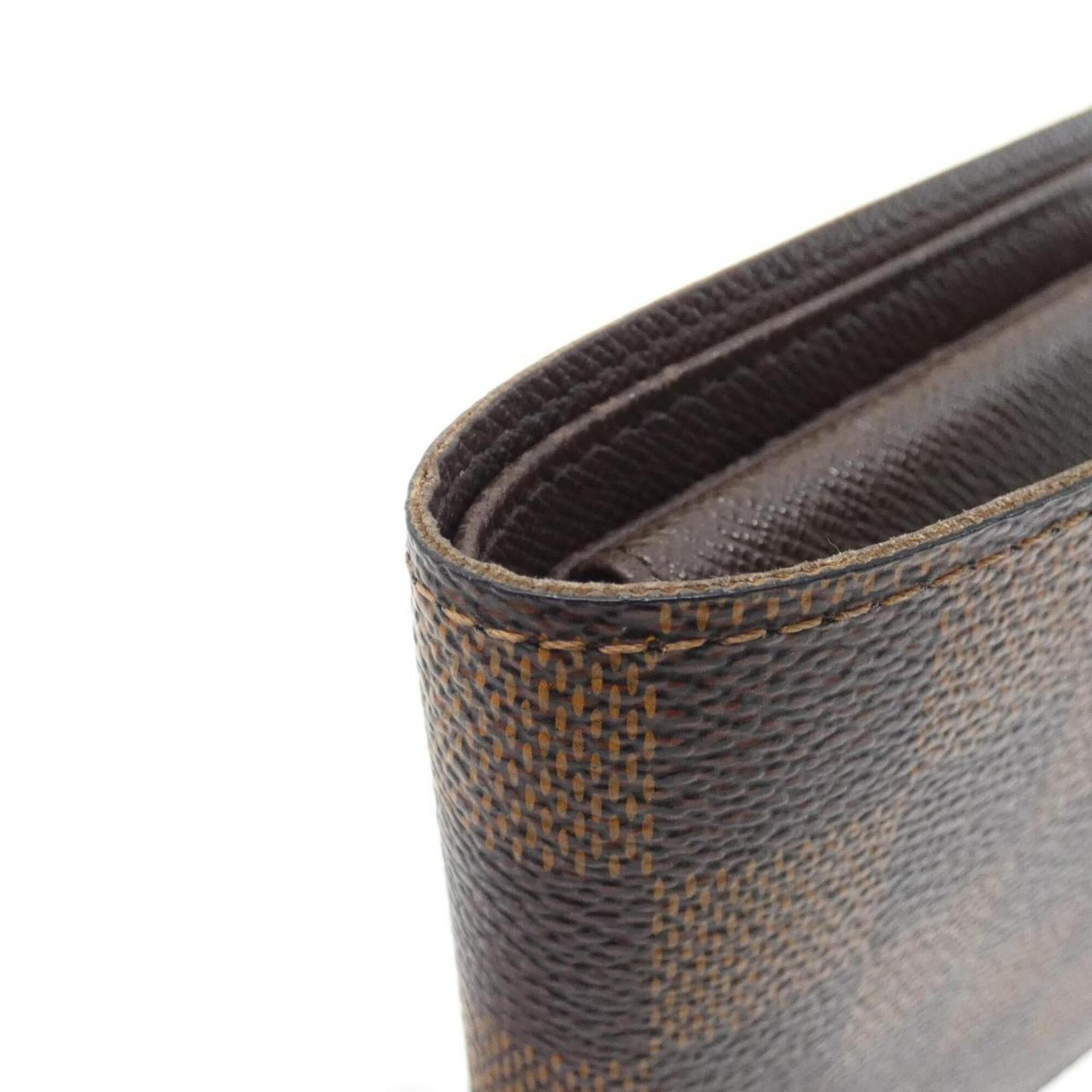 Louis Vuitton Ebene Coated Canvas Wallet (Bi-Fold) (Pre-Owned)