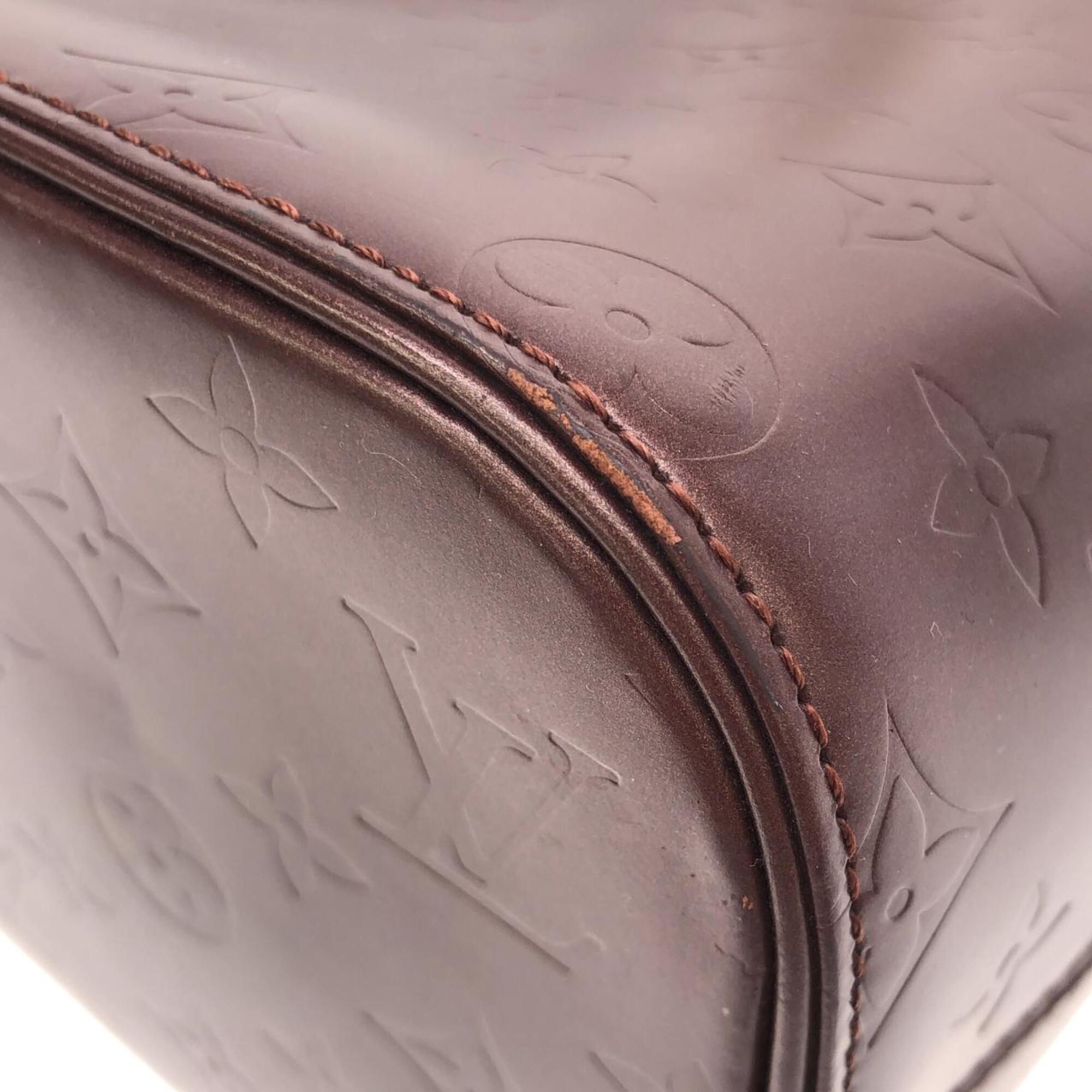 Louis Vuitton Violet Coated Canvas Shoulder Bag (Pre-Owned)