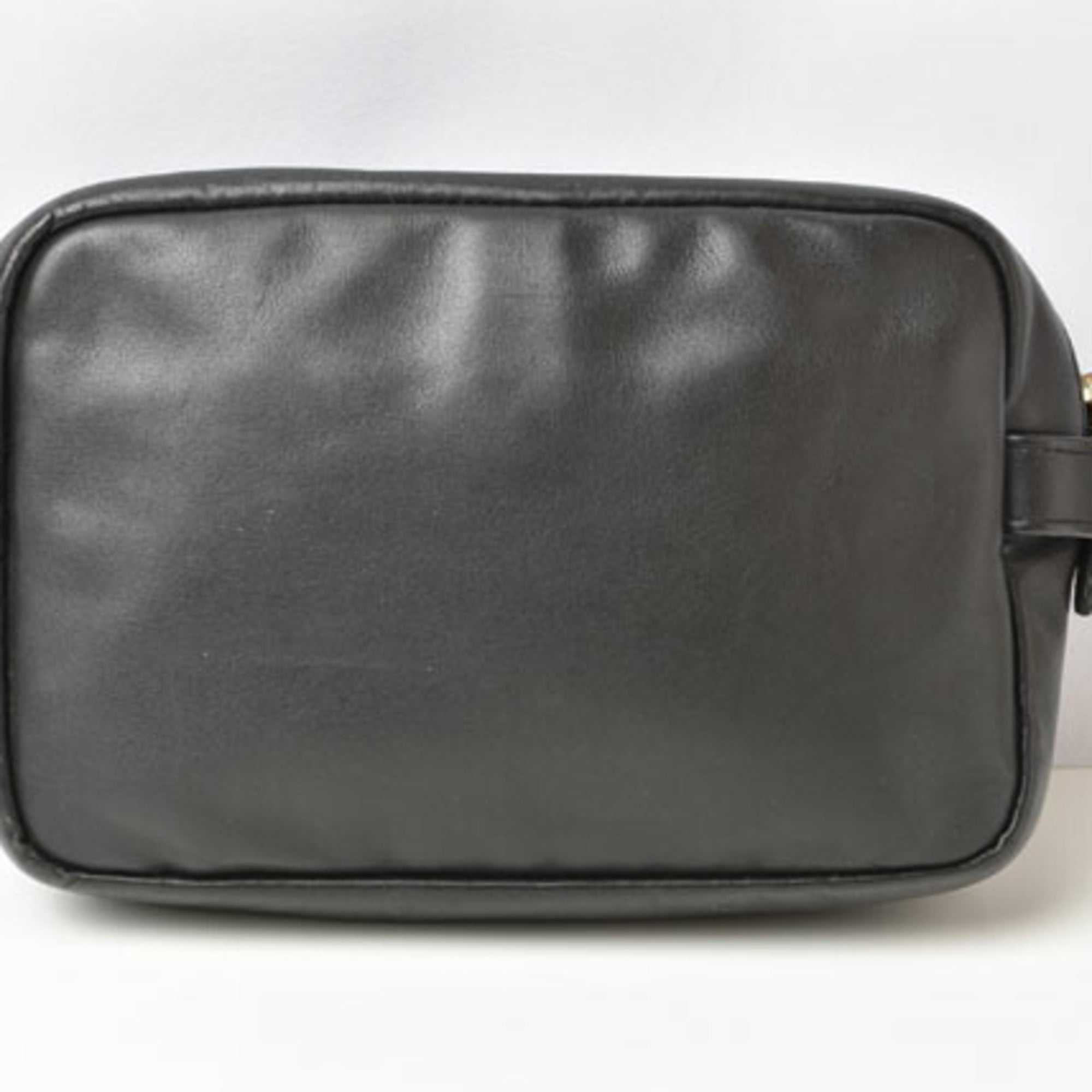 Coach Black Leather Clutch Bag Pouch (Pre-Owned)