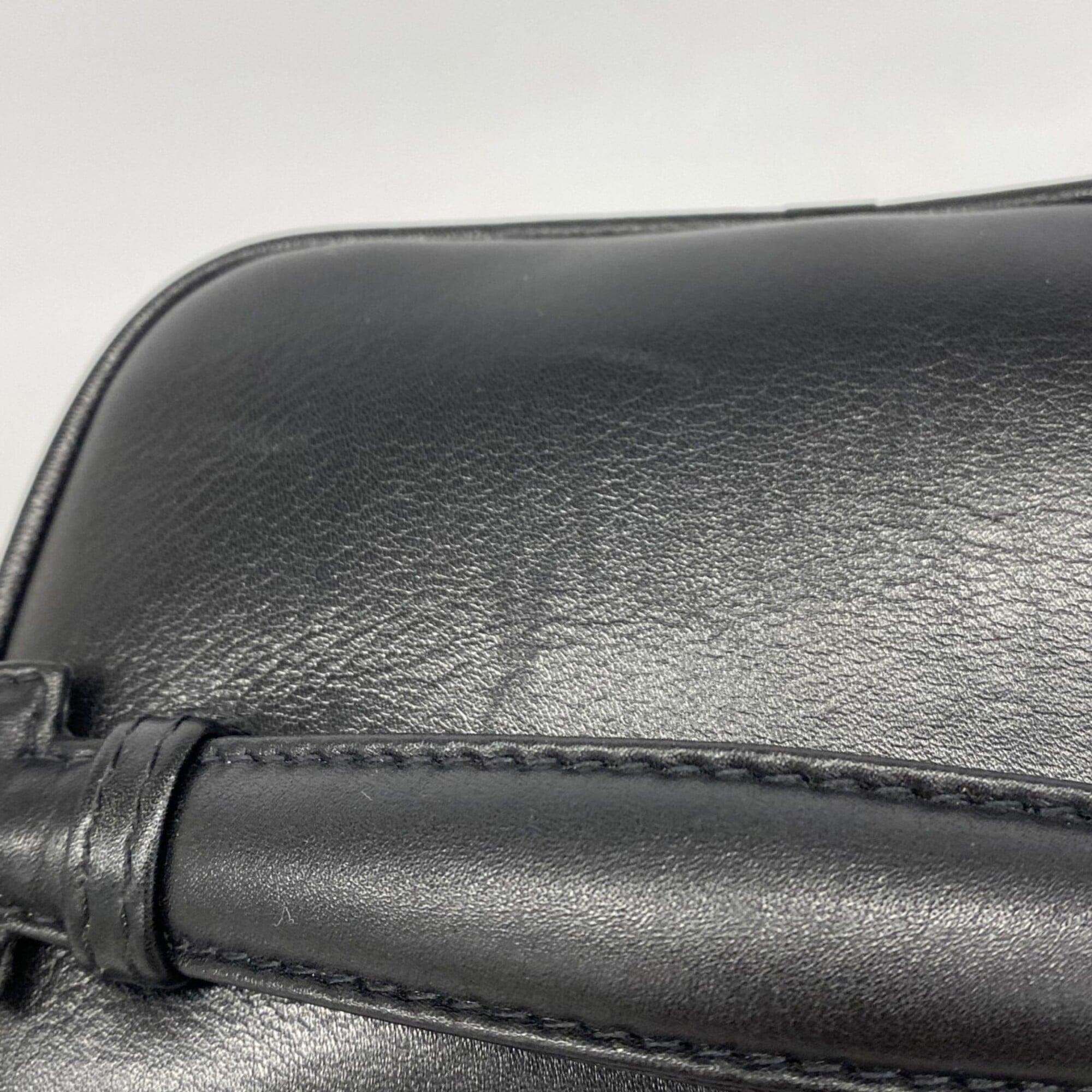 Chanel Black Leather Vanity Bag (Pre-Owned)
