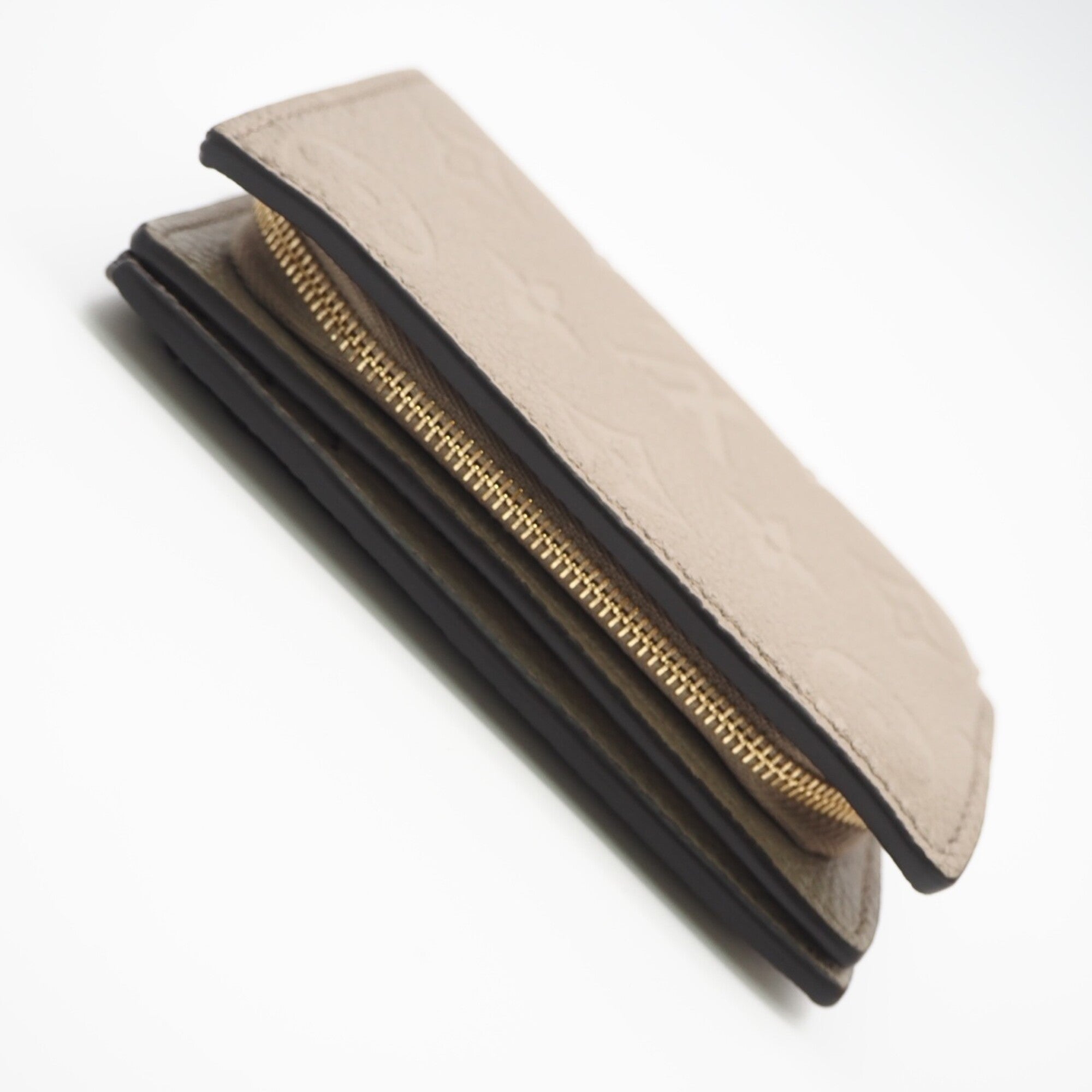 Louis Vuitton Empreinte Beige Leather Wallet (Bi-Fold) (Pre-Owned)