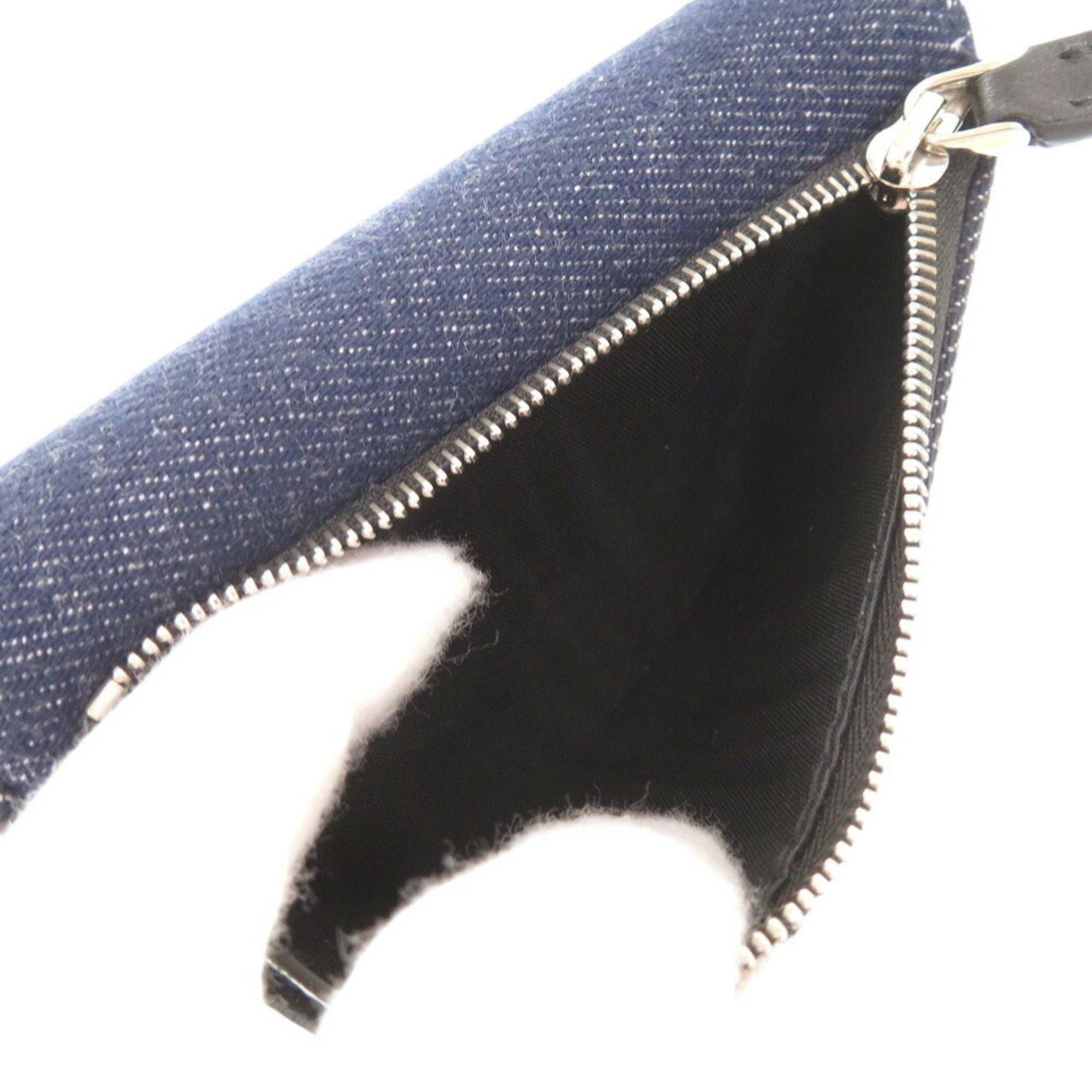 Bvlgari Blue Denim Wallet (Tri-Fold) (Pre-Owned)