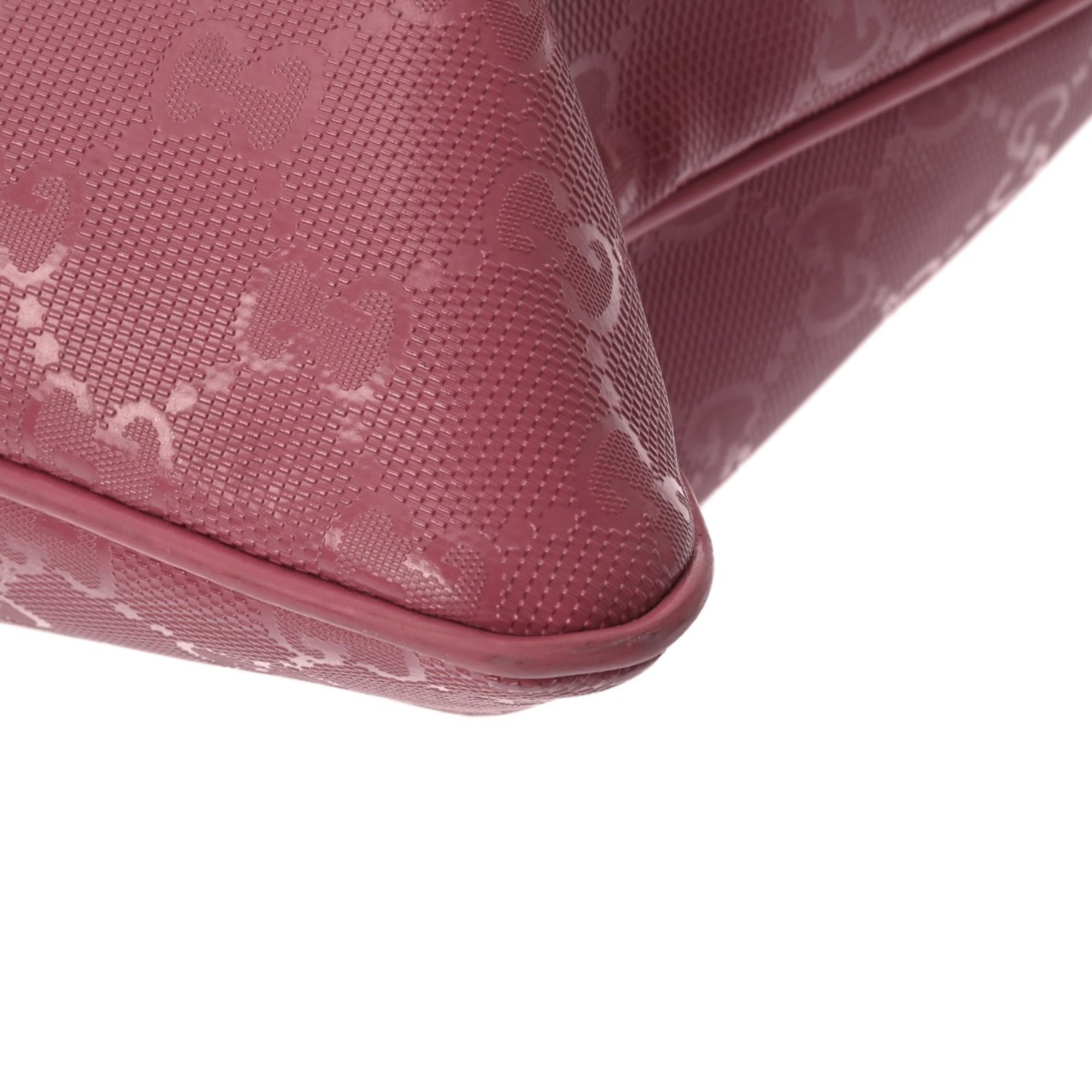 Gucci Pink Pvc Leather Shoulder Bag (Pre-Owned)
